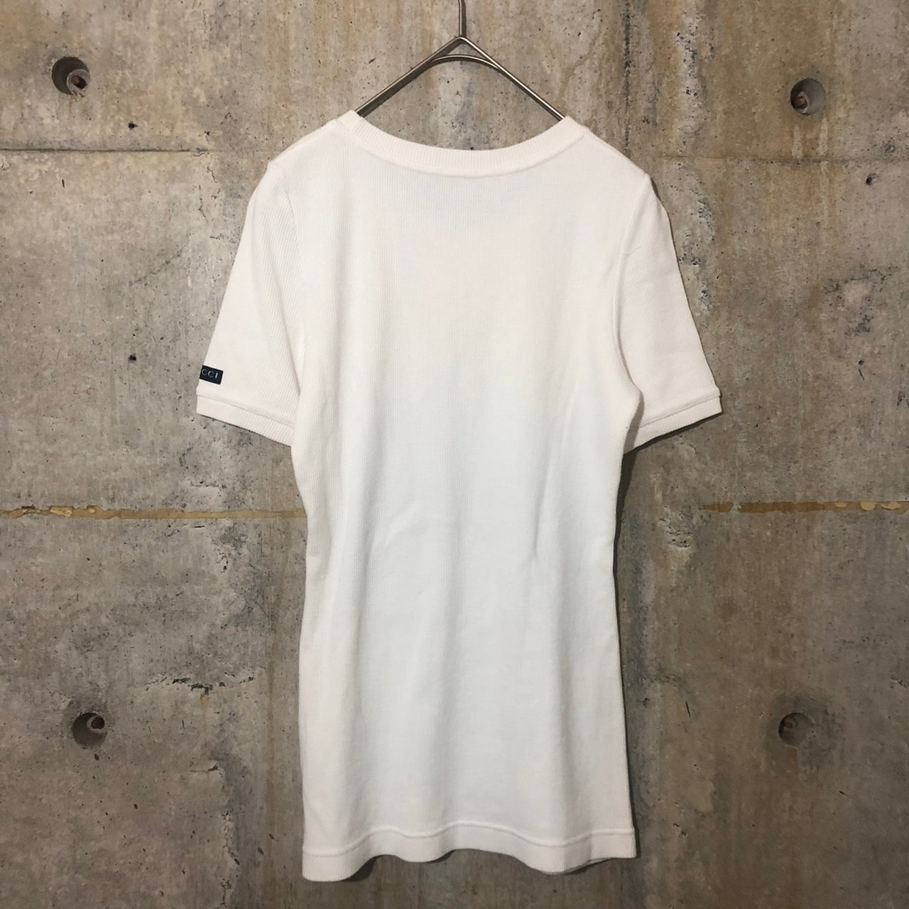 GUCCI(グッチ) リブS/Sカットソー S ホワイト