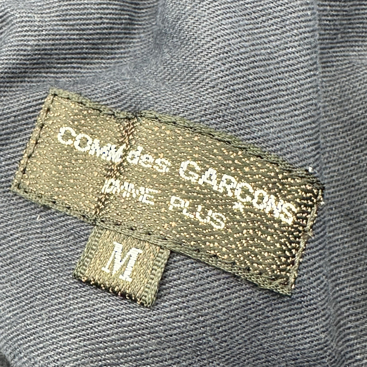 COMME des GARCONS HOMME PLUS(コムデギャルソンオムプリュス) 1996AW ”traditional” Wool-blend corduroy side-stripe pants コーデュロイ サイドライン ウール ワイド パンツ PP-04038 M ネイビー×グレー 90's 90年代 モッズ期 スラックス AD1996