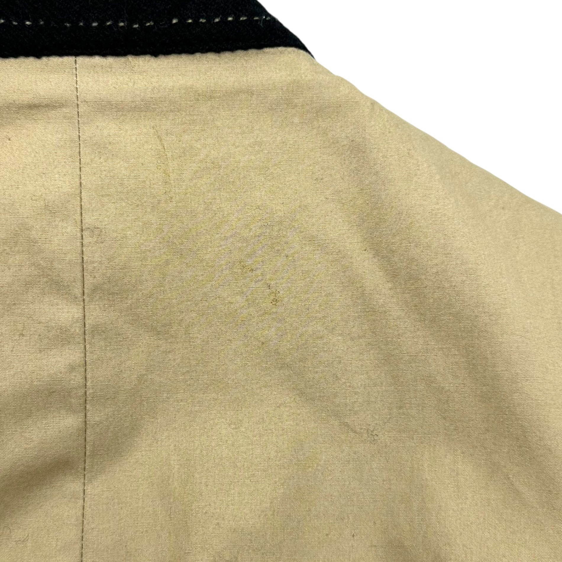 YOHJI YAMAMOTO POUR HOMME(ヨウジヤマモトプールオム) 11AW Wool Stripe Wrinkle-Finish Gilet ウール ストライプ シワ加工 ジレ HP-V12-116 3(M程度) ブラック ベスト