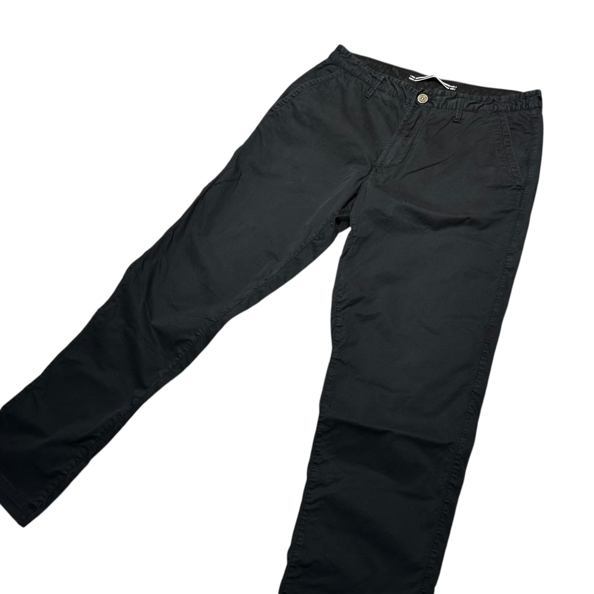 STONE ISLAND(ストーンアイランド) 20SS Garment-Dyed Chino Pants ガーメントダイ チノ パンツ 721531519 W32 ブラック