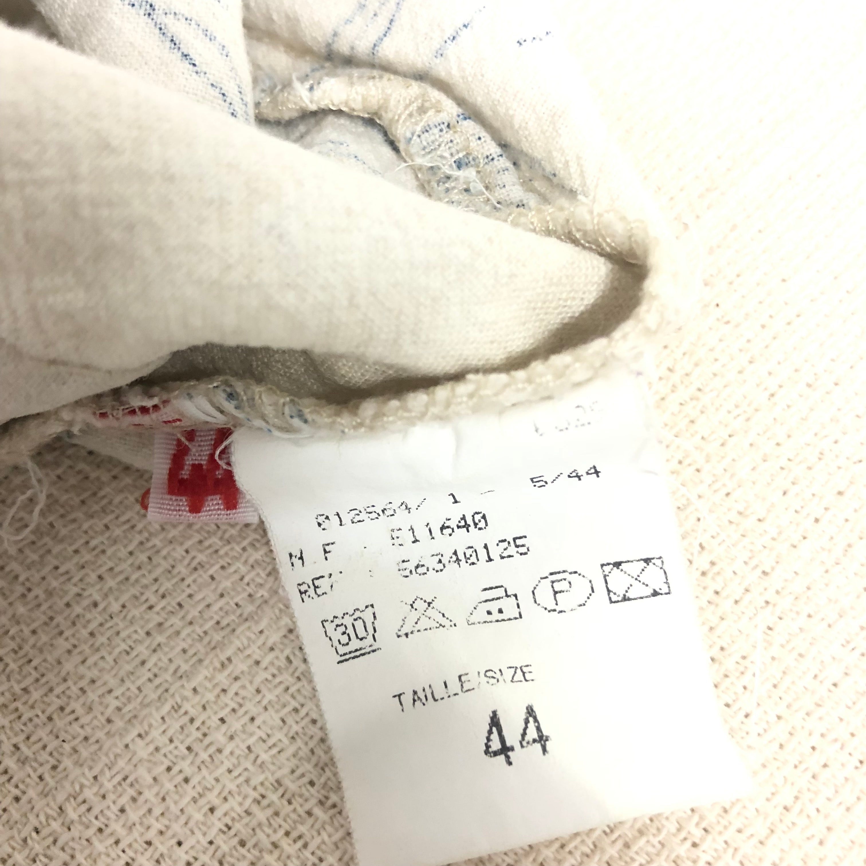 Euro Vintage(ヨーロッパヴィンテージ) Botanical_ノースリーブワンピース 44(Lサイズ程度) ベージュ