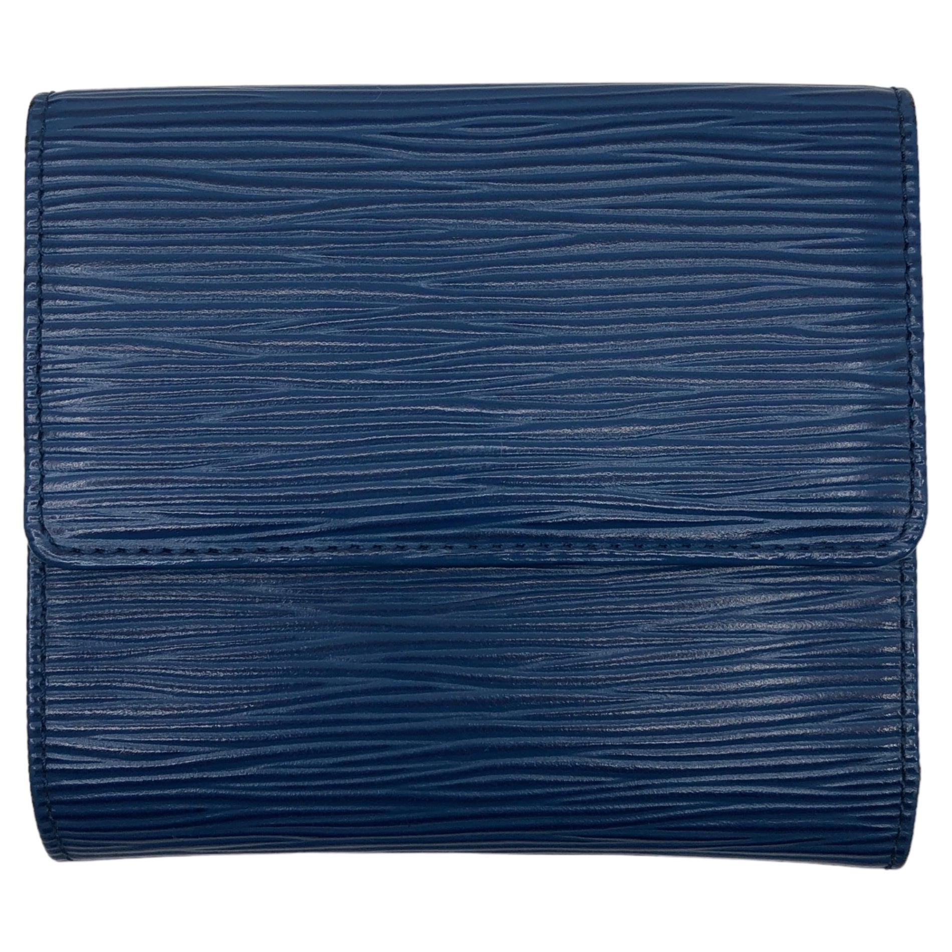 LOUIS VUITTON(ルイヴィトン) エピ ポルト モネ ビエ カルト クレディ M63485 ブルー 3折り 財布 コンパクト ウォレット