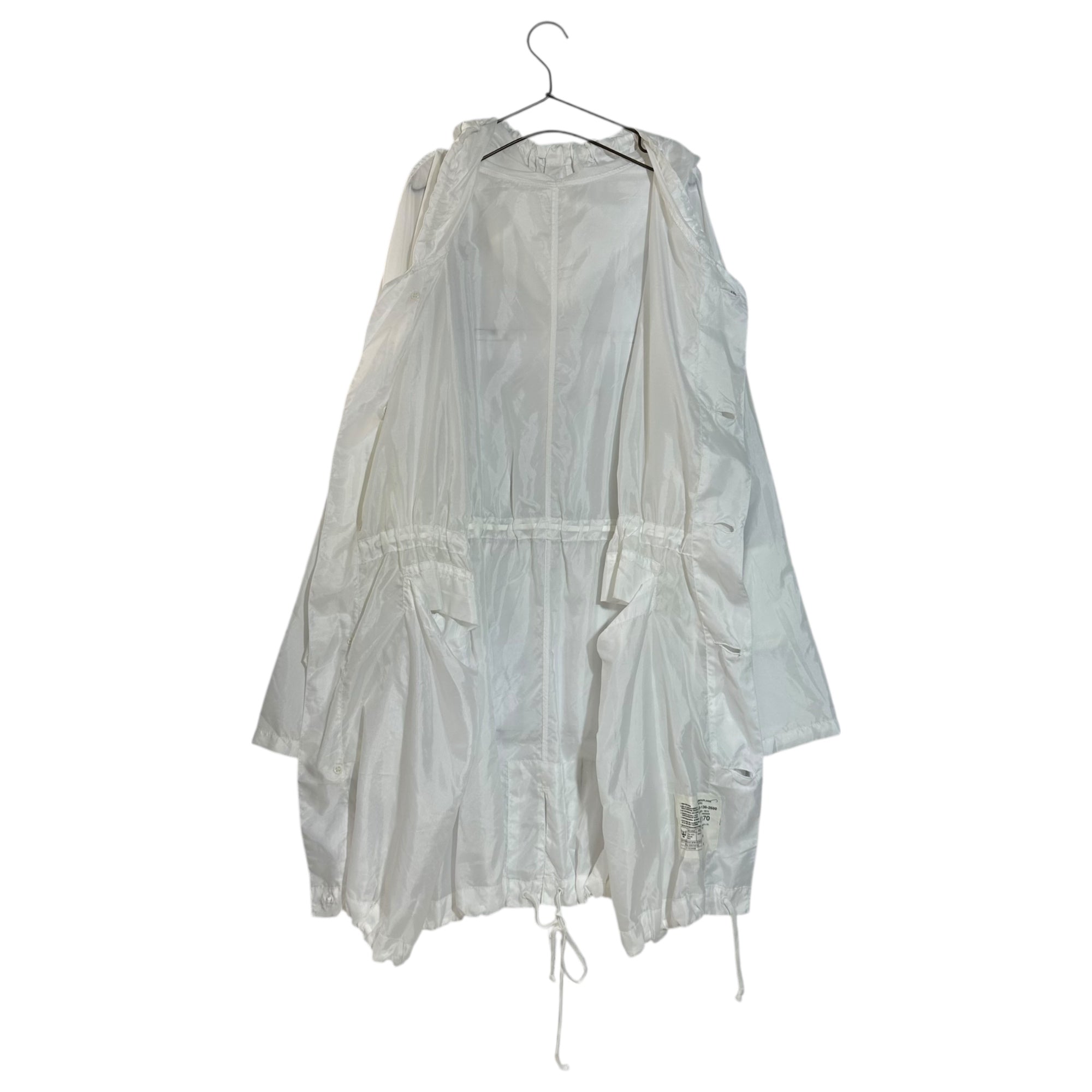 VINTAGE(ヴィンテージ) 80's~ euro イギリス軍 スノーカモパーカー メディカル フードコート Lサイズ程度 ホワイト