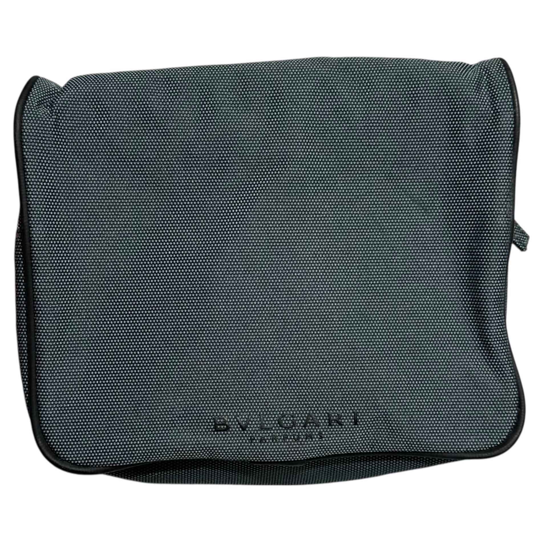 BVLGARI(ブルガリ) PARFUMS Novelty Pouch 限定品 パルファム ノベルティー ポーチ グレー 化粧 香水 非売品