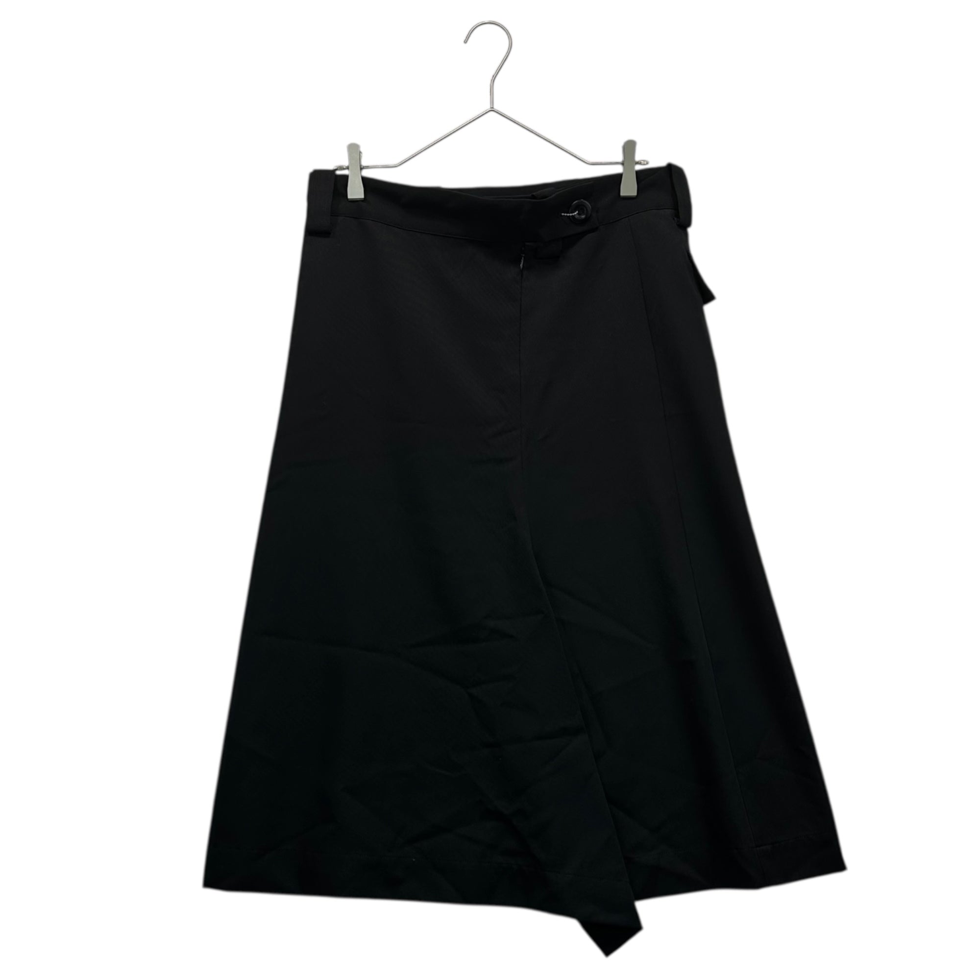 Y's(ワイズ) Wool Gabardine Big Flap Pocket Skirt ウールギャバジン ビッグ フラップ ポケット スカート YB-S11-100 2(M程度) ブラック