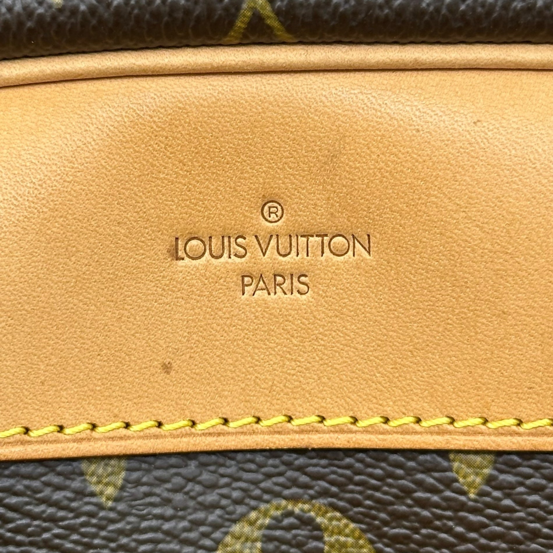 LOUIS VUITTON(ルイヴィトン) 04's Trouville トゥルーヴィル ハンド バッグ 化粧鞄 型番:M42228 製造番号1004 ブラウン 2004年製造