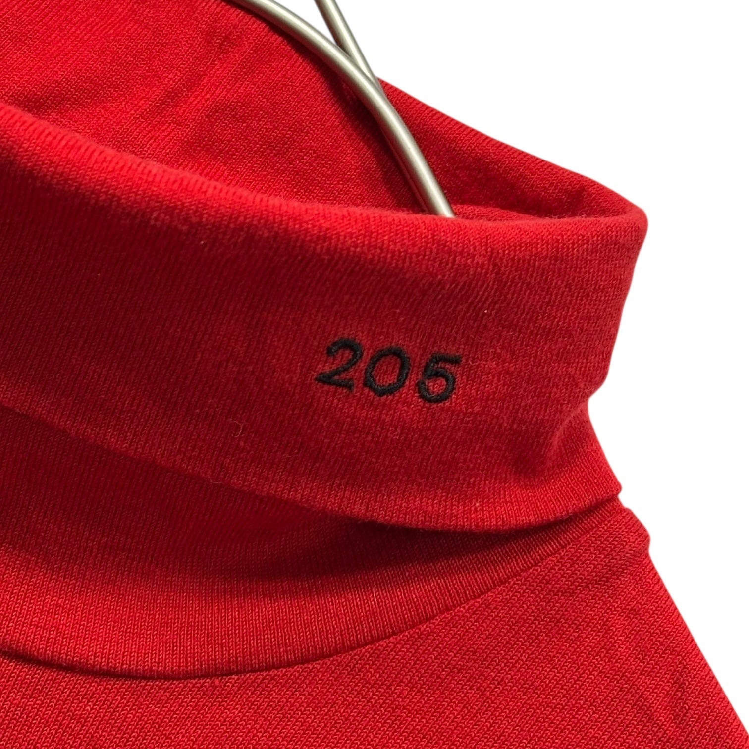 CALVIN KLEIN 205W39NYC(カルバンクライン) Turtleneck Cotton Knit Top タートルネック コットン カットソー 2053421 XS レッド 長袖 Tシャツ