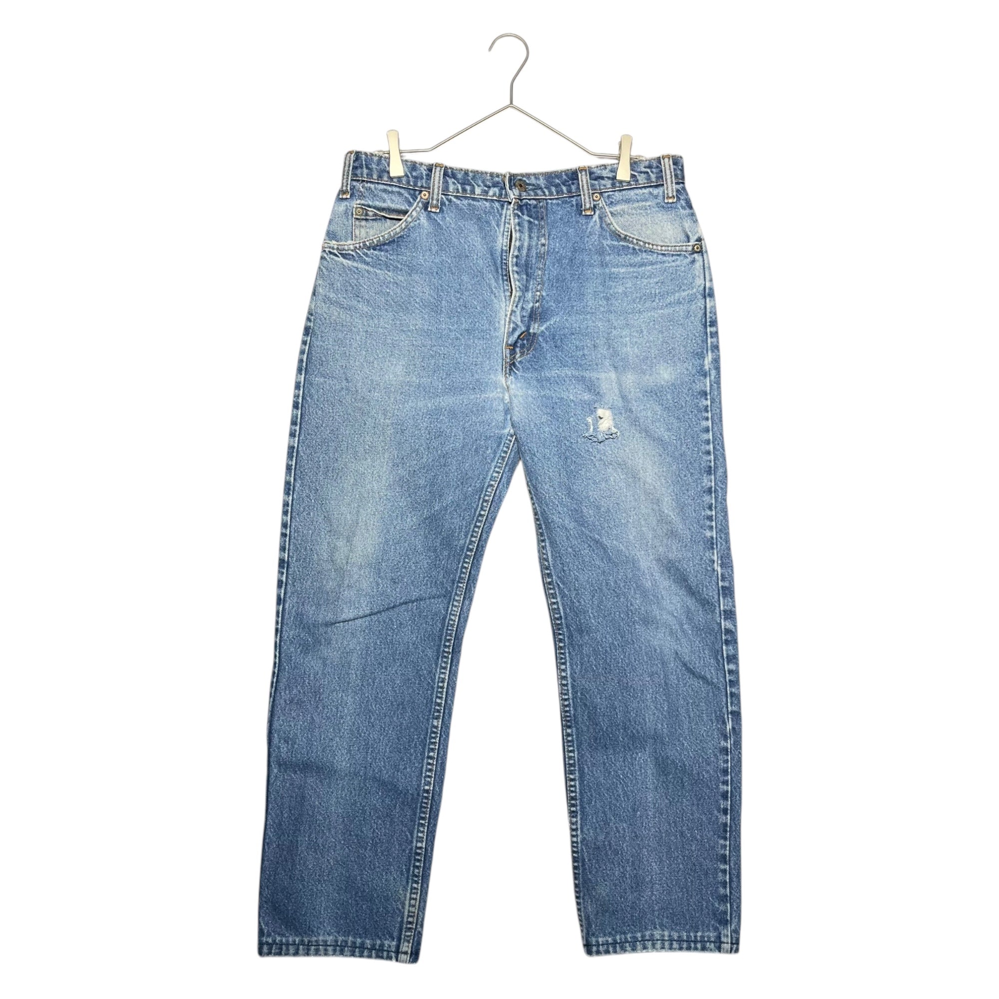 Levi's(リーバイス) 80's ~ 90's CANADA made 505 vintage denim pants ヴィンテージ デニム パンツ 40505-0215 36/30 ライトインディゴ テーパード 古着 オレンジタブ