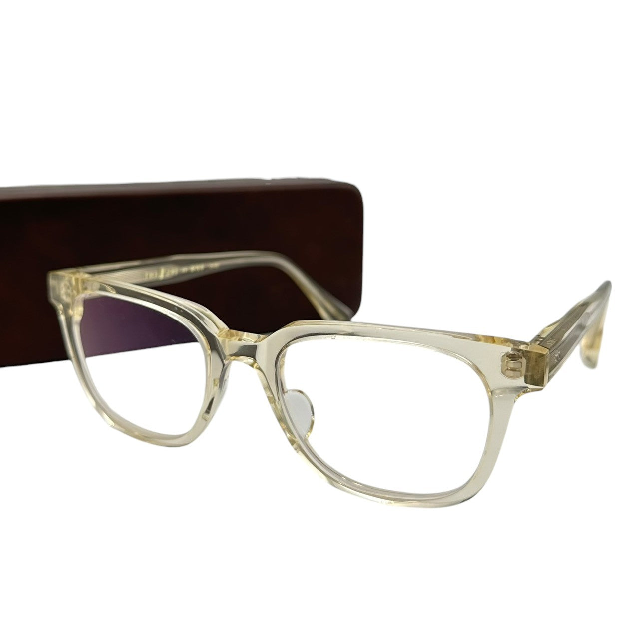 KANEKO OPTICAL(金子眼鏡) THE291 Acetate 鯖江産 敬司作 クリア ボストン サングラス クリアレンズ KJ-402 52□20-145 クリア 眼鏡 メガネ