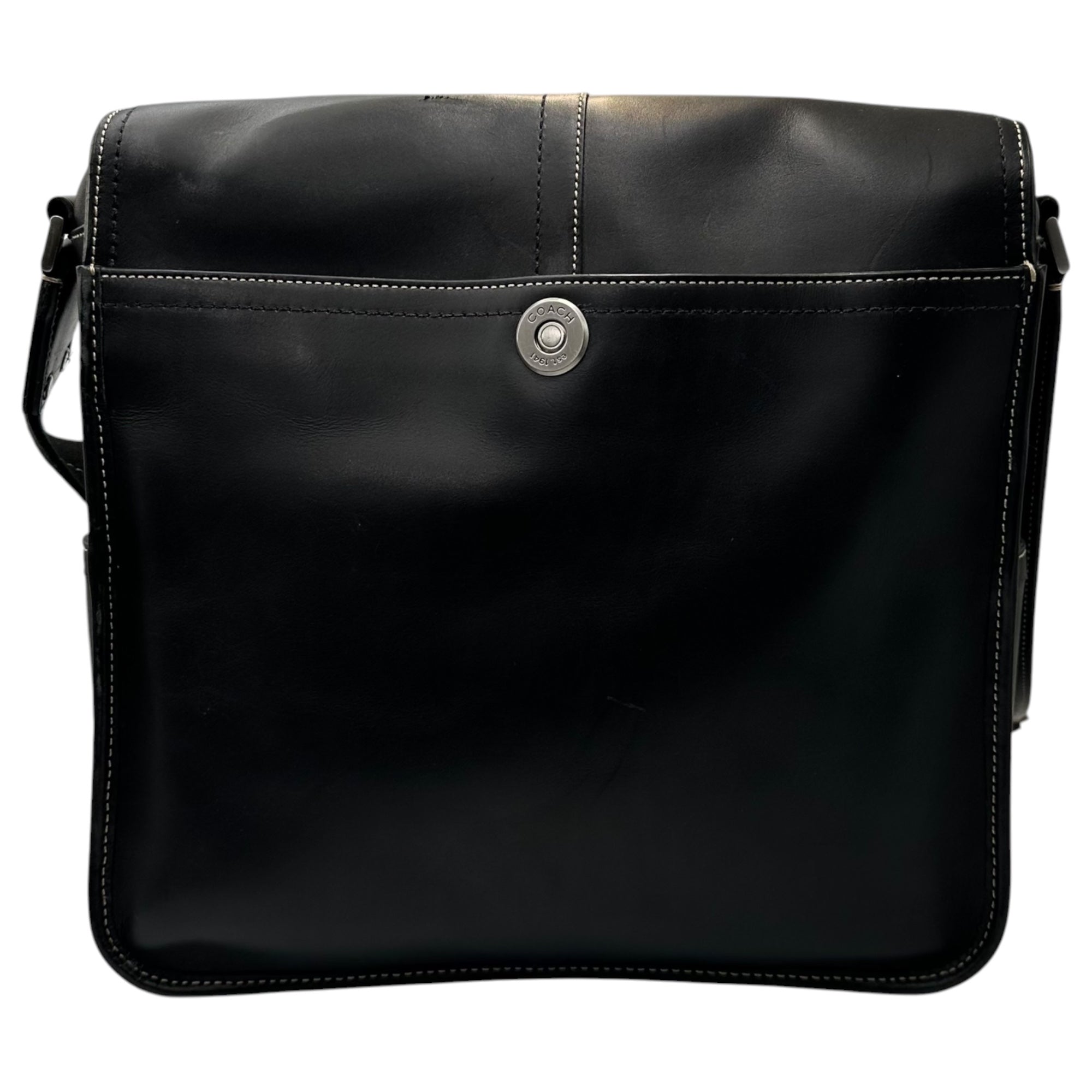 COACH(コーチ) Atlantic Map Messenger Leather Shoulder Bag アトランティックマップ メッセンジャー レザー ショルダー バッグ K1093-F05A02 ブラック