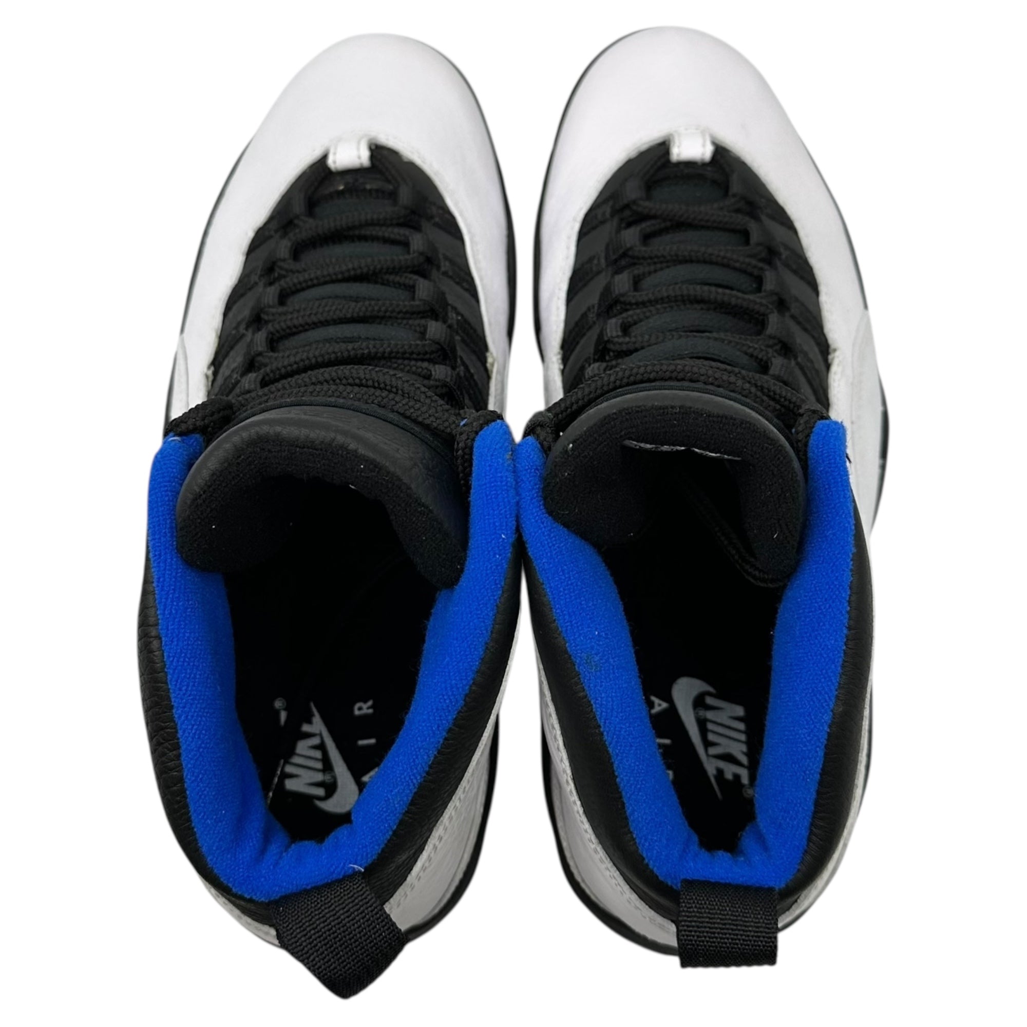 NIKE(ナイキ) 1995 AIR JORDAN 10 OG NEW YORK KNICKS オリジナル エアジョーダン 10 ニューヨーク ニックス 130209-103 27cm ホワイト×ブラック×ブルー 90's 90年代 ヴィンテージ ハイカット スニーカー 箱付