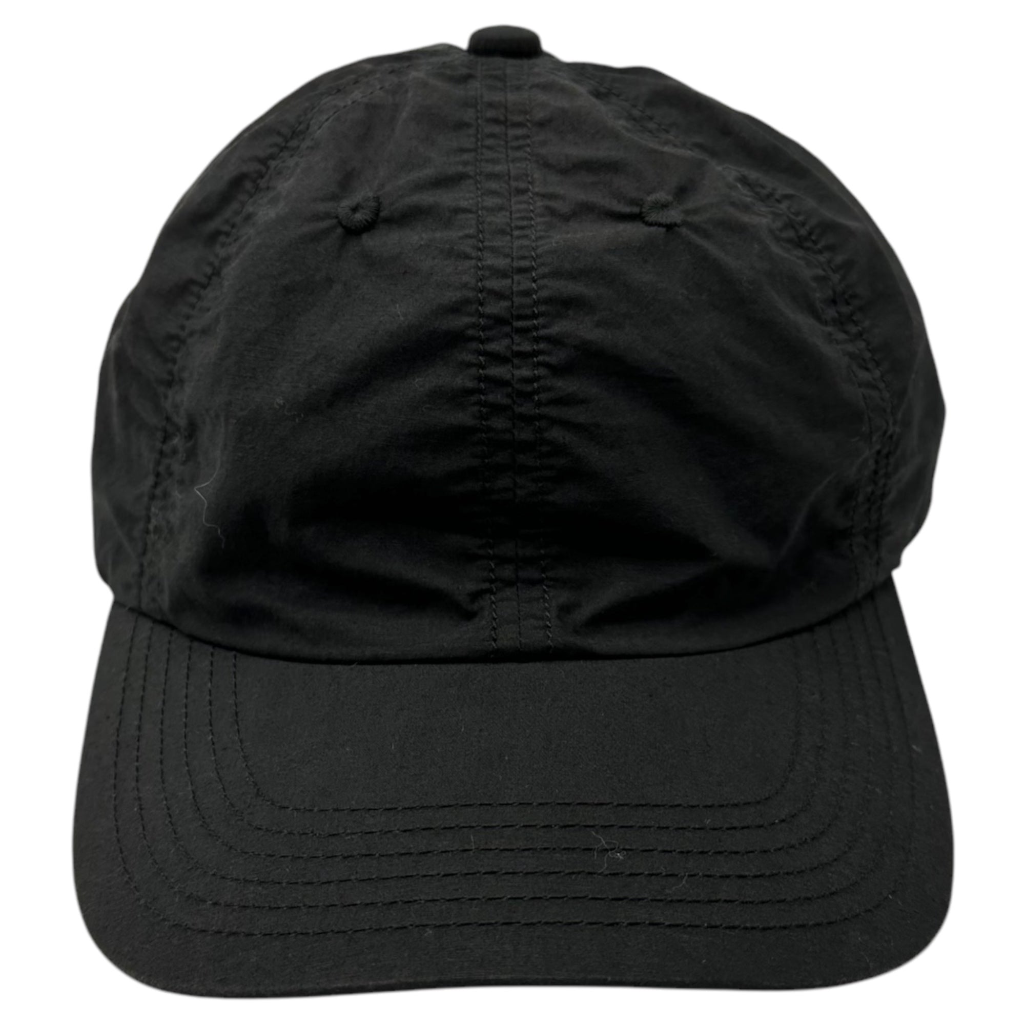 KIJIMATAKAYUKI(キジマタカユキ) Cotton linen typewriter 6-panel cap コットン リネン タイプライター 6パネル キャップ 201220 ブラック 帽子