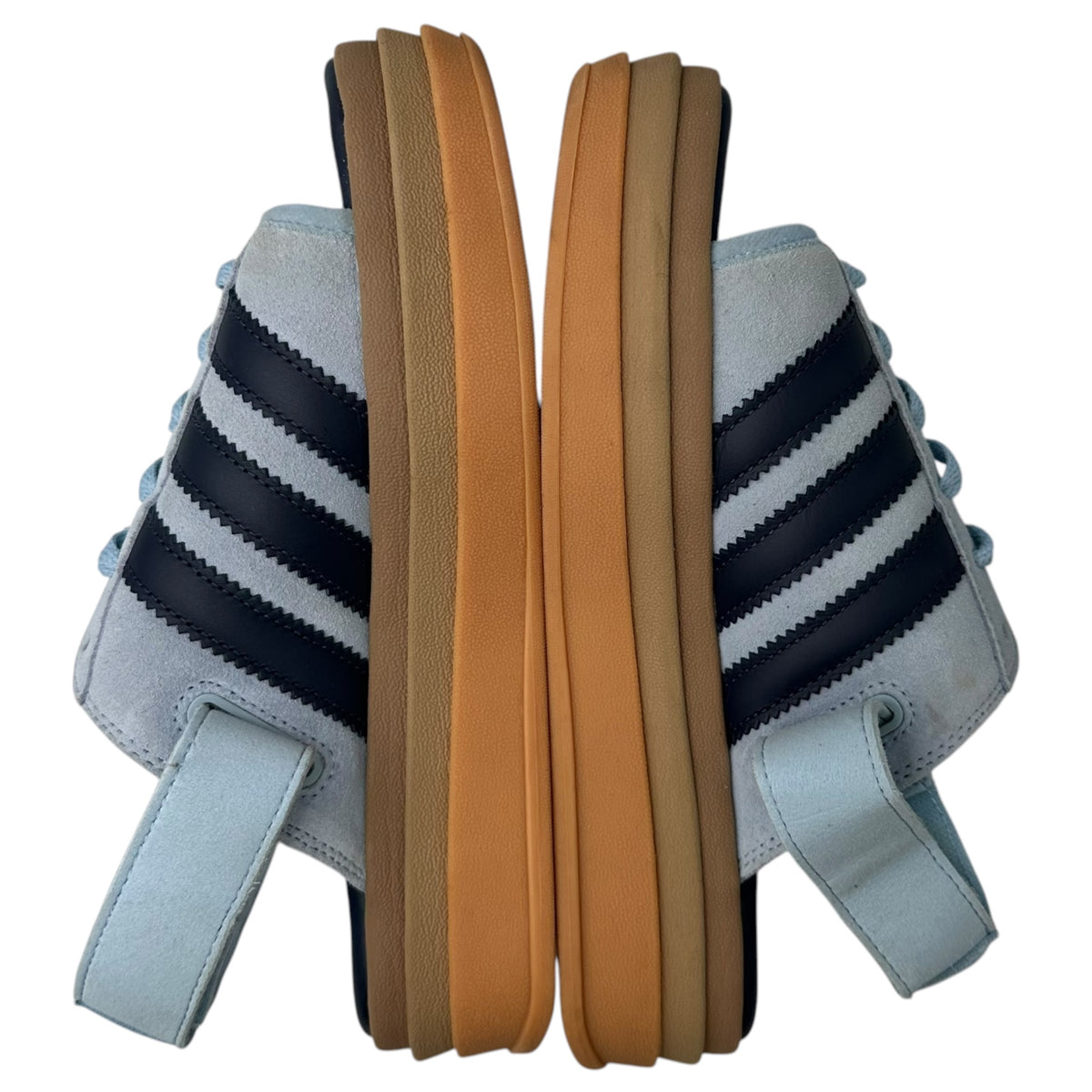 adidas(アディダス) GAZELLE BOLD SANDALS ガゼル ボールド サンダル KI8583 24.5cm スカイブルー