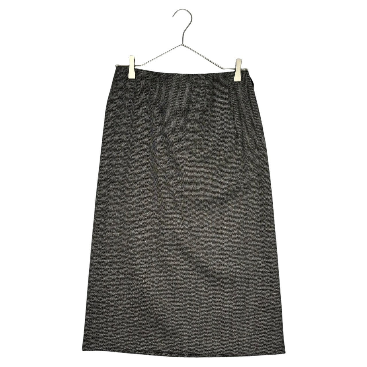 HERMES(エルメス) BY MARGIELA Tweed sleeveless skirt setup マルジェラ期 ツイード ノースリーブ スカート セットアップ 36(M程度) ブラウン ロング タイト ブラウス アーカイブ