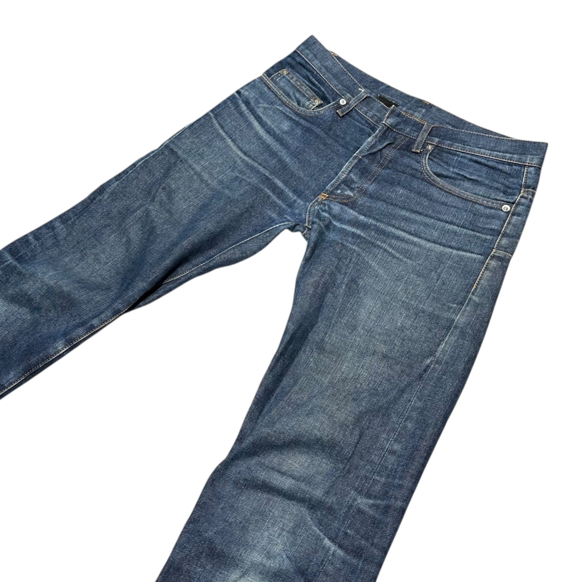 Dior HOMME(ディオールオム) Super Long Denim Skinny Pants スーパーロング デニム スキニー パンツ 29 インディゴ