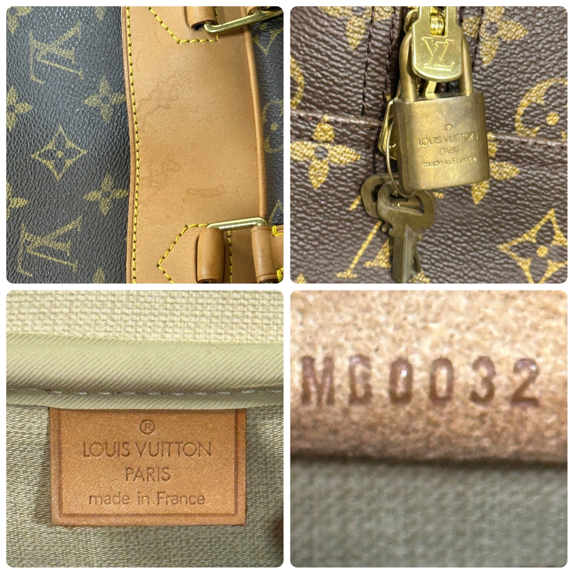 LOUIS VUITTON(ルイヴィトン) Deauville - Monogram ドーヴィル - モノグラム M47270 ブラウン 化粧品 ハンド バッグ ボストン MB0032