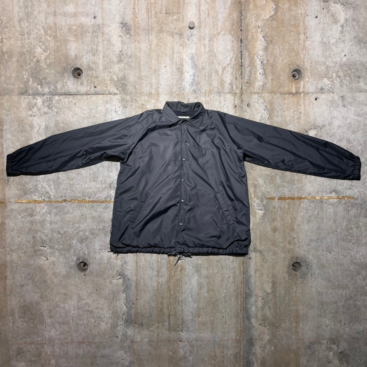 NEIGHBORHOOD(ネイバーフッド) 21SS BROOKS/N-JKT/ロゴ刺繍コーチジャケット 211SNH-JKM01 L グレー