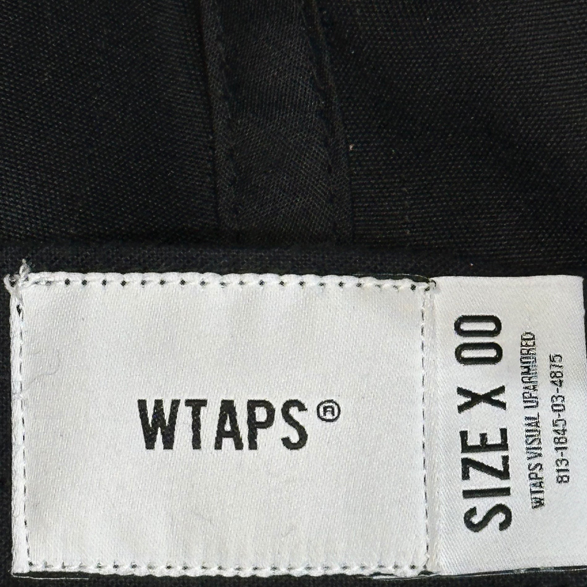 WTAPS(ダブルタップス) 2025SS MILITIA 02 / CAP / CTPL. TWILL スナップバック ロゴ キャップ 251HCDT-HT12 ブラック