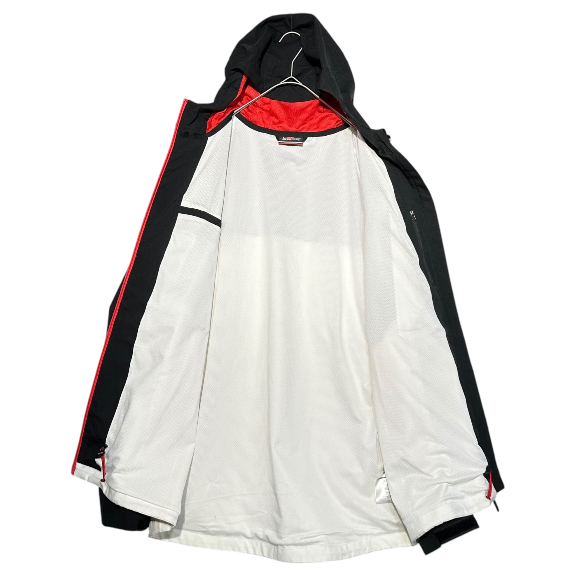 TOYOTA GAZOO Racing(トヨタガズーレーシング) Sponsored Logo Mountain Parka 協賛 ロゴ マウンテン パーカー XL ブラック×ホワイト WRC