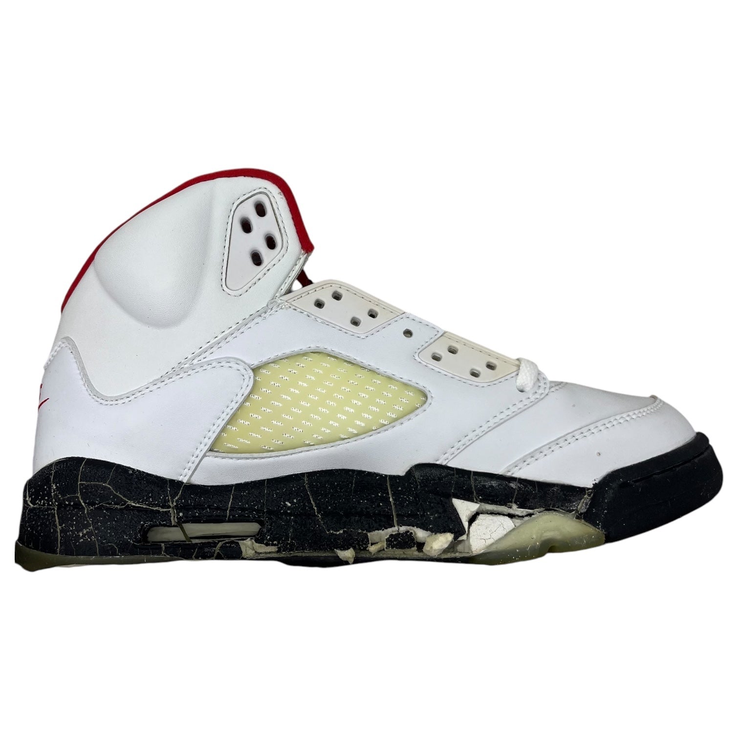 NIKE(ナイキ) 90's 加水分解 AIR JORDAN 5 RETRO ×3点 AIR JORDAN 11 LOW × 1点 計4点セット 136027-001 / 136027-101 / 130270-001 8.5~9(26.5~27cm) 観賞用 コレクション ヴィンテージ スニーカー まとめ