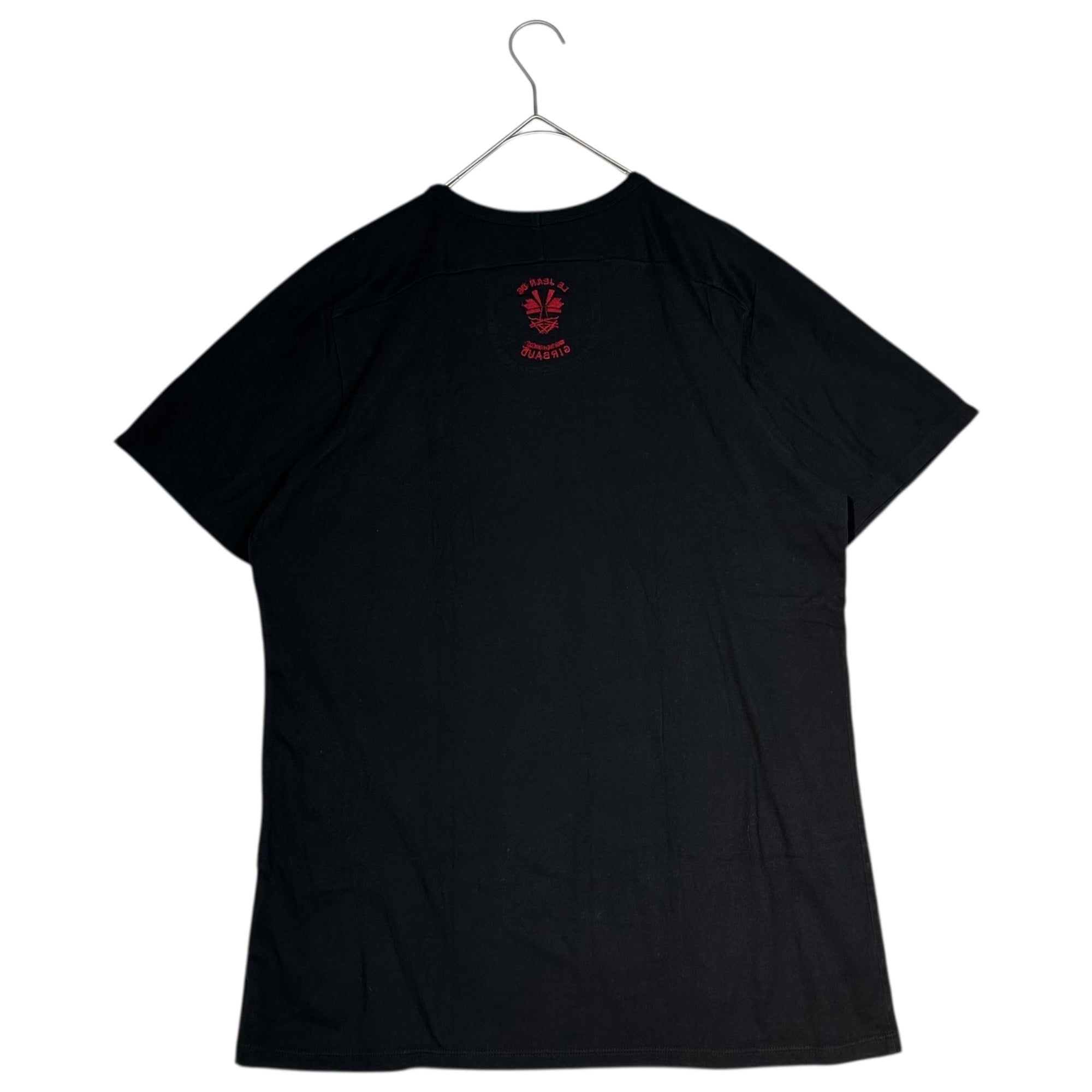 MARITHE FRANCOIS GIRBAUD(マリテフランソワジルボー) 00's Rock Mt. Rushmore Graphic Print T-Shirt ロック ラシュモア山 グラフィック プリント Tシャツ M7-6057 L ブラック Y2K バンド ギミック