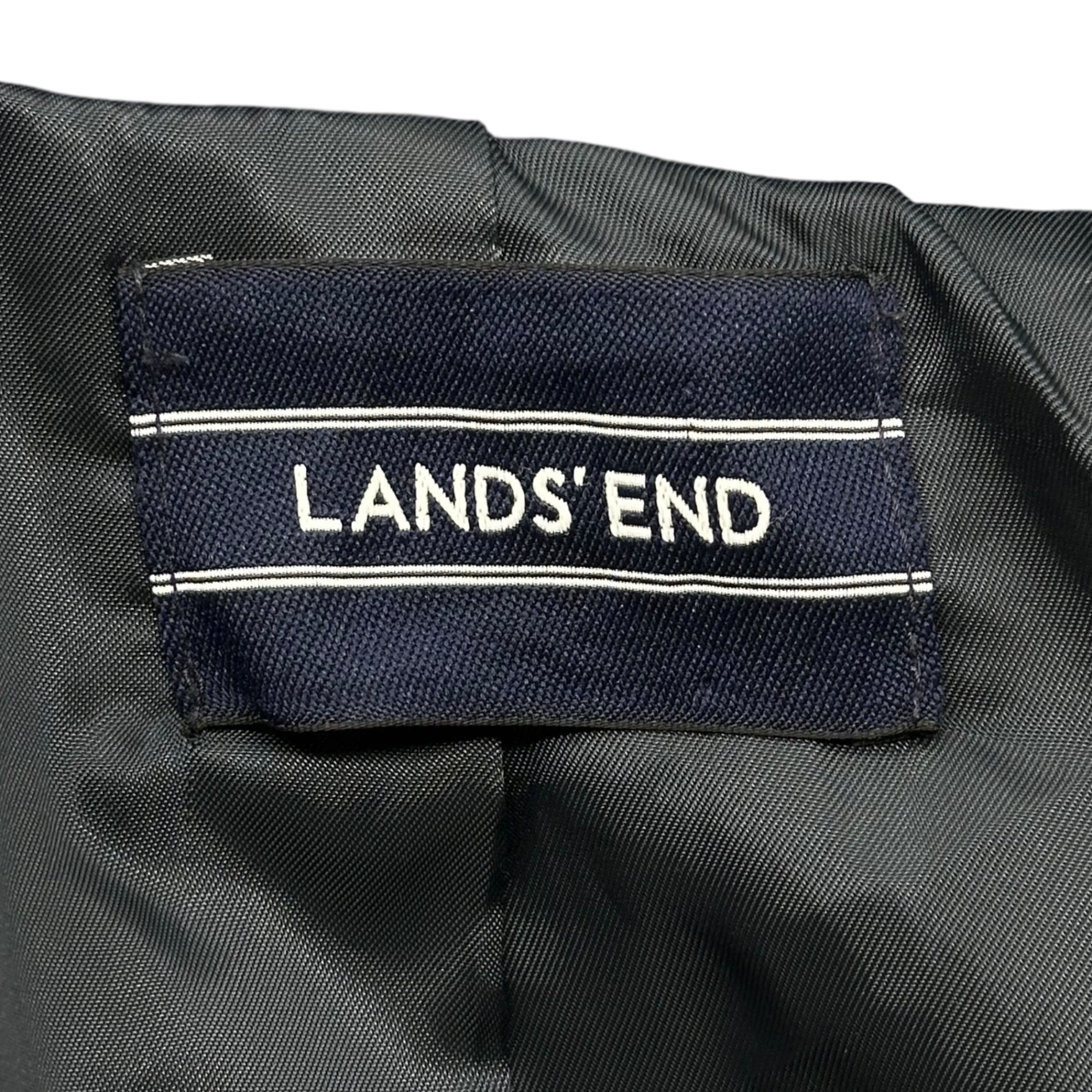 LANDS' END(ランズエンド) Metal Button Navy Collar Blazer メタルボタン ネイビー ブレザー 紺ブレ ジャケット 170~176cm程度 ネイビー 18AW
