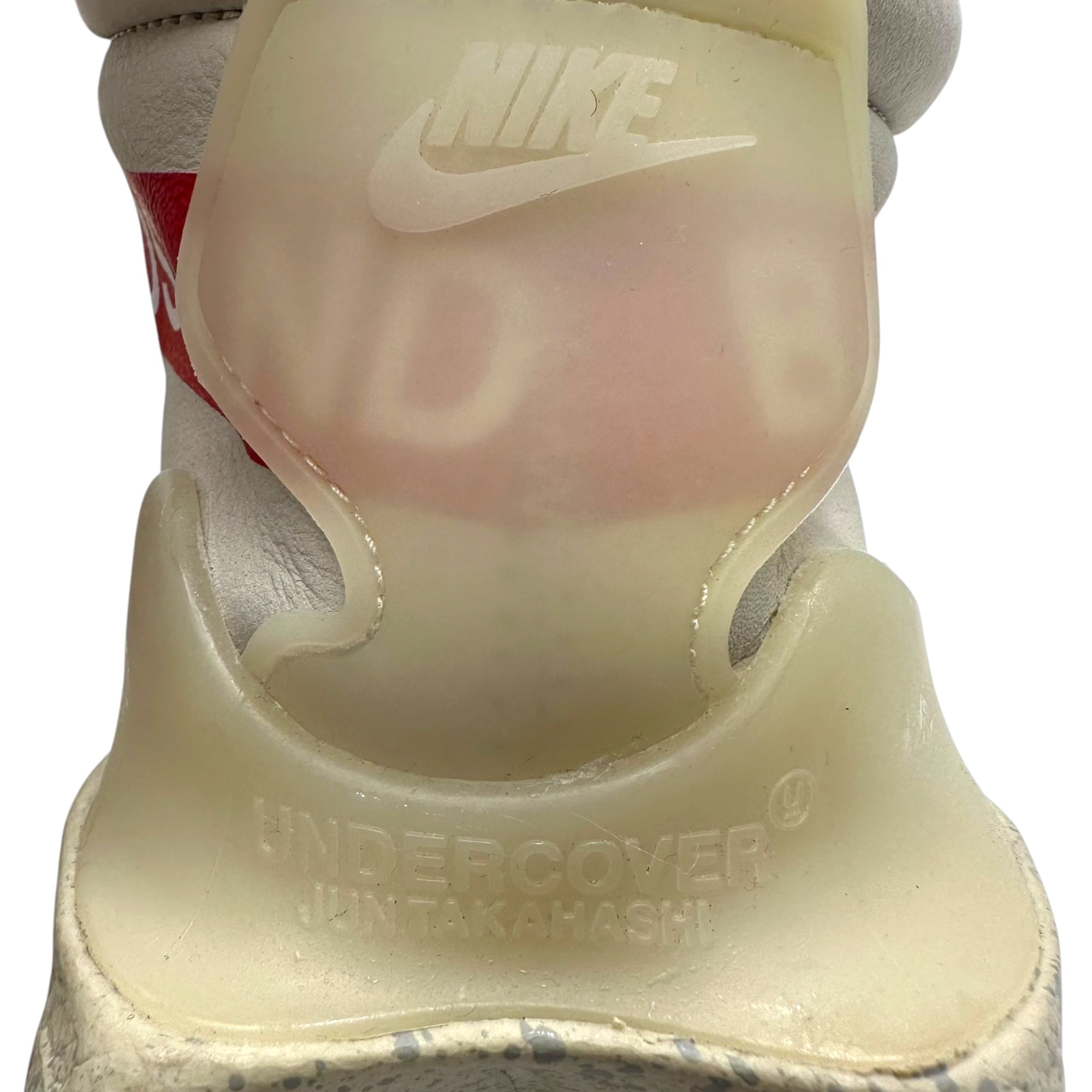 NIKE×UNDERCOVER(ナイキ×アンダーカバー) Moc Flow "Light Bone" モック フロー ライトボーン DV5593-001 26.5cm アイボリー×レッド スニーカー