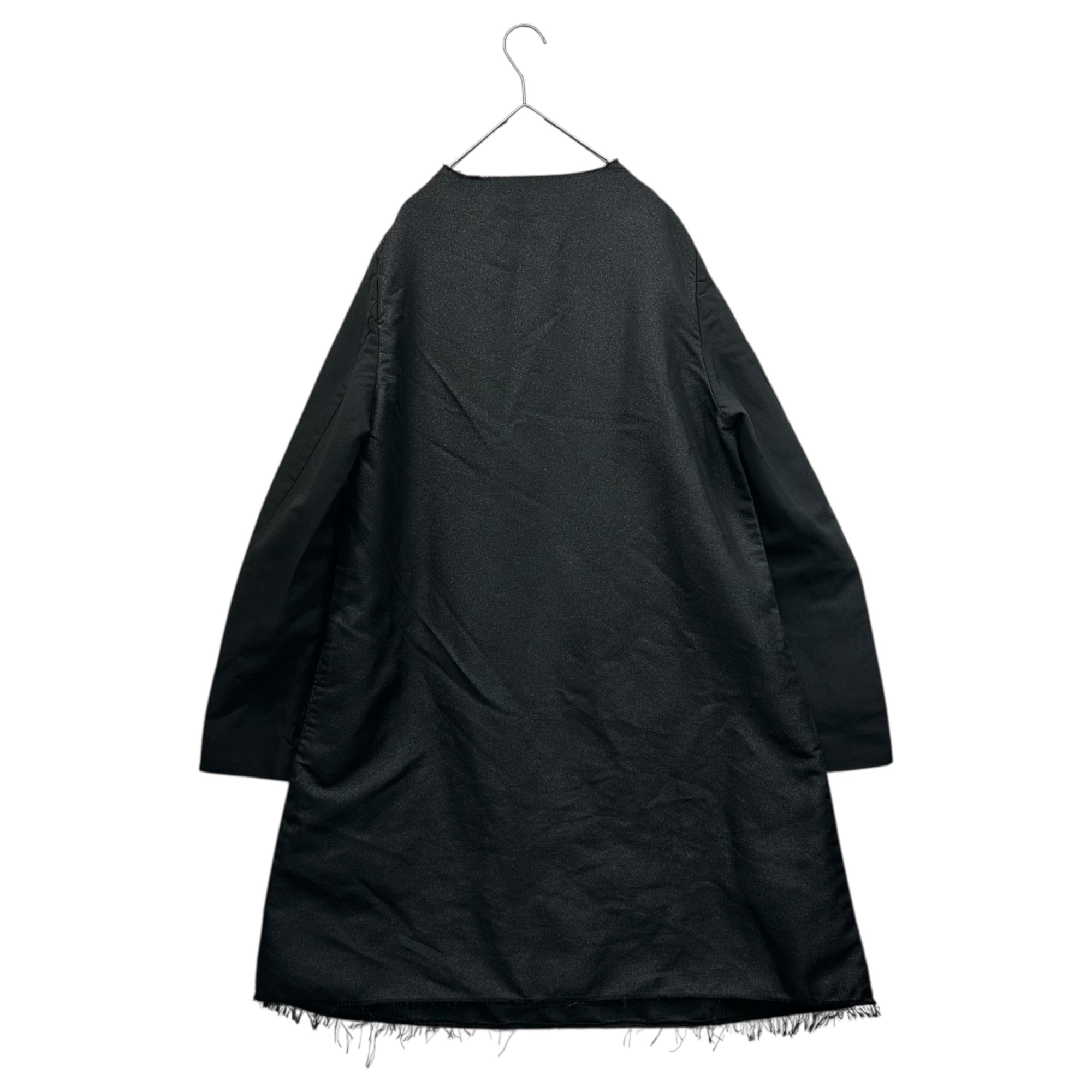 COMME des GARCONS HOMME PLUS(コムデギャルソンオムプリュス) 19AW Esther Jacket Sleeve Long Silhouette Dress エステル ジャケットスリーブ ロング シルエット ワンピース PD-J067 S ブラック AD2019 「暗闇のなかに見る美しさ」期