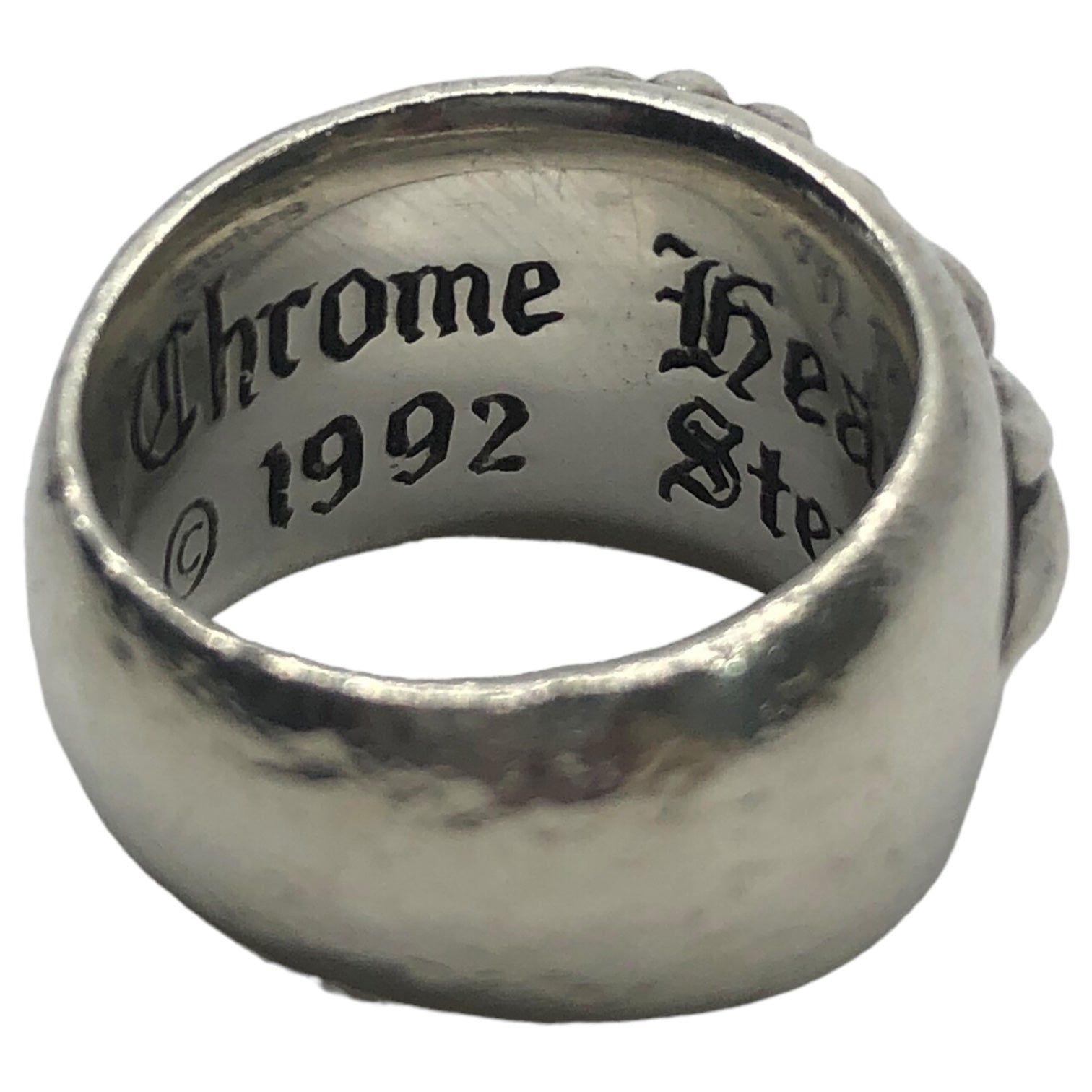 CHROME HEARTS(クロムハーツ) FLORAL CROSS RING フローラル クロス リング silver 925 12.5号 重さ:15.9g シルバー インボイス付