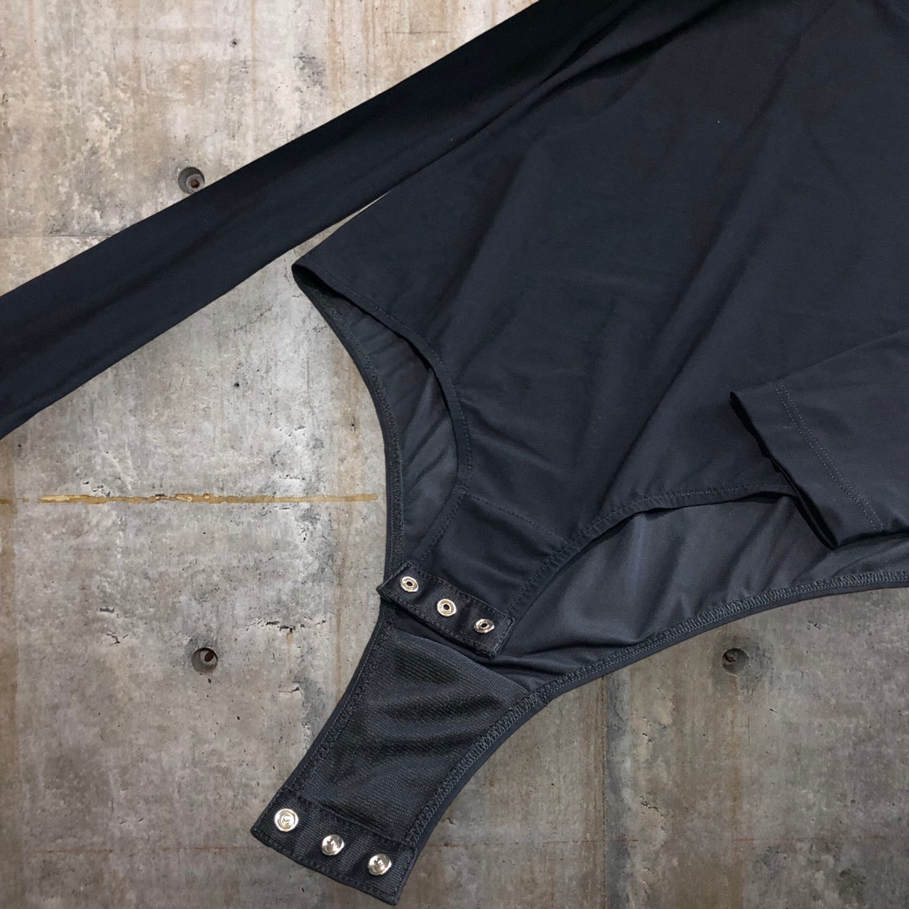 MM6(エムエムシックス) 20AW襟フリルボディスーツ S32NA0044 S ブラック