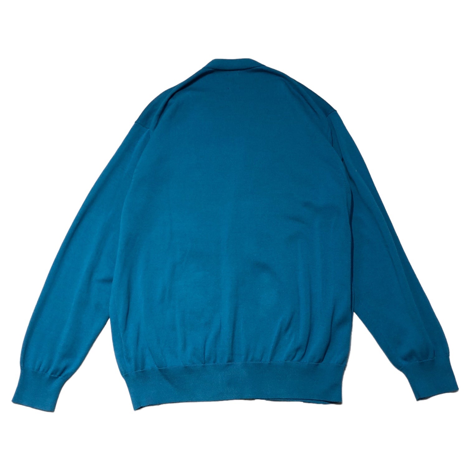 BATONER(バトナー) 23SS SEAISLAND COTTON V NECK CARDIGAN シーアイランド コットン Vネック カーディガン BN-23SM-015 2(S) ブルー