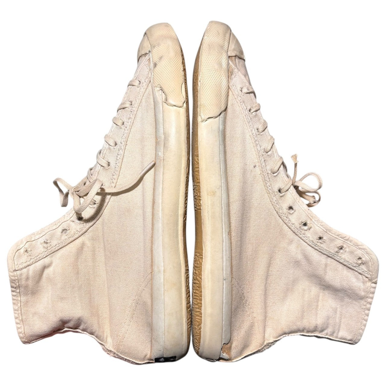 CONVERSE(コンバース) 50's USA made CHUCK TAYLOR ''Wrestling shoe'' チャック テイラー ウエイト リフティング シューズ 10(28cm程度) アイボリー 50年代 ヴィンテージ ハイカット スニーカー ボロ