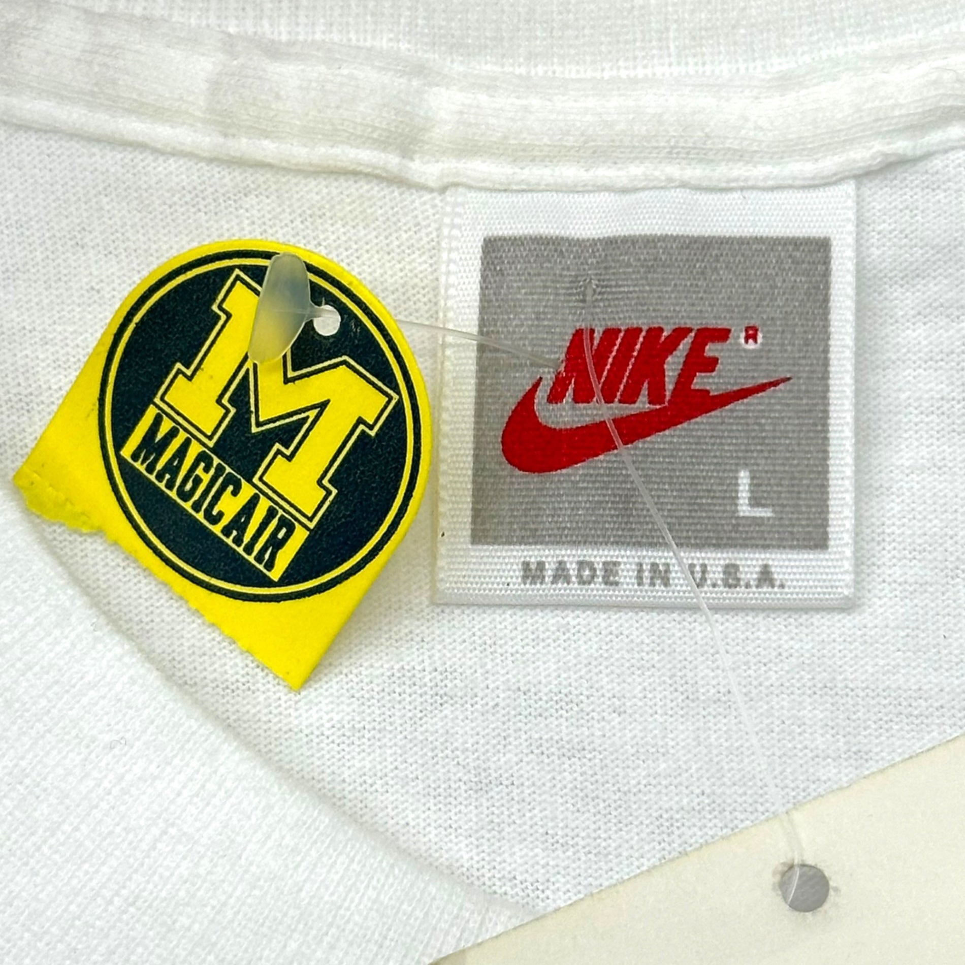 NIKE(ナイキ) 90's HARE JORDAN and AIR JORDAN ジョーダン バックスバニー プリント Tシャツ 660334-100 L ホワイト 90年代 ヴィンテージ デッドストック