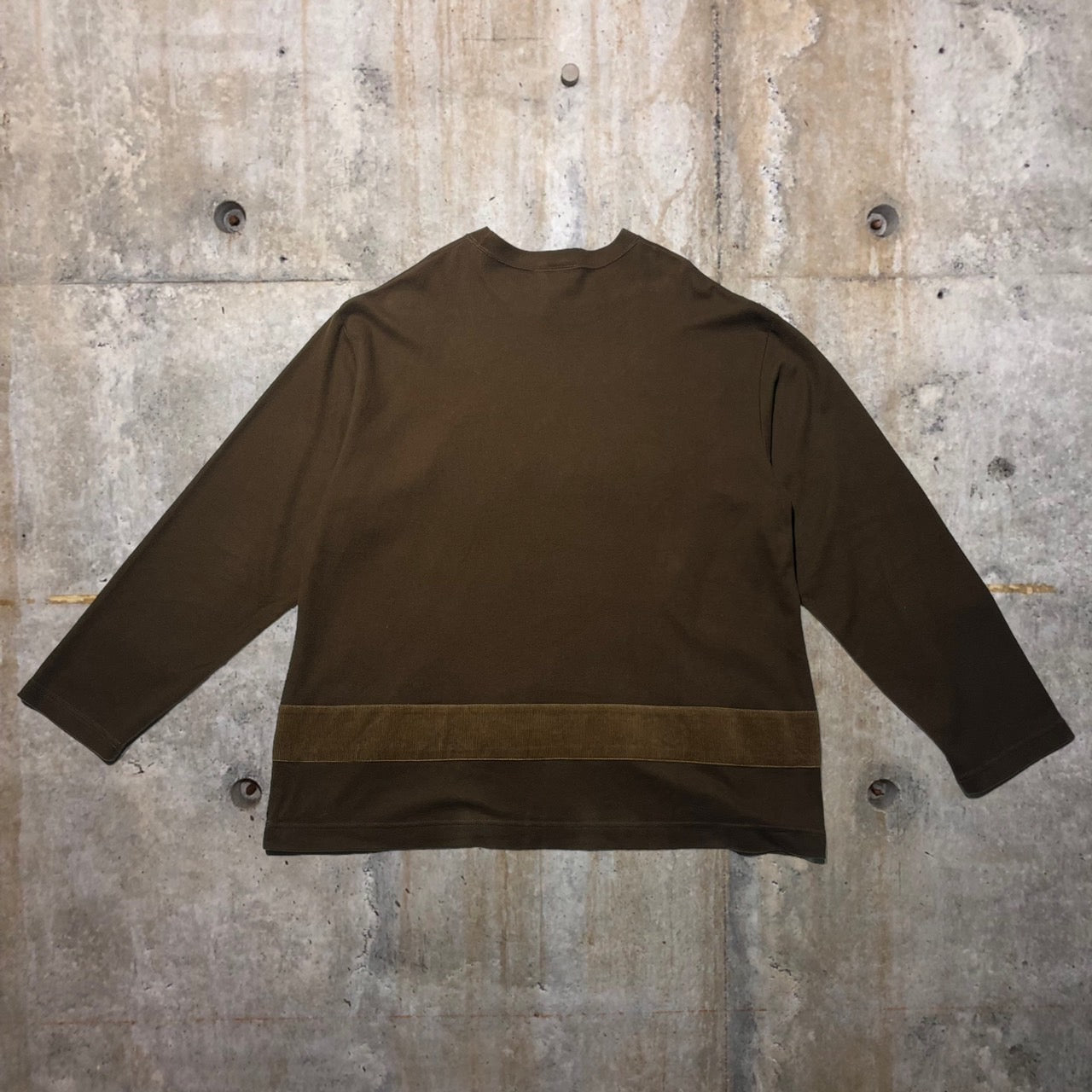 HAI SPORTING GEAR ISSEY MIYAKE(ハイスポルティングギア イッセイミヤケ) 90'sステッチワークプルオーバー M ブラウン