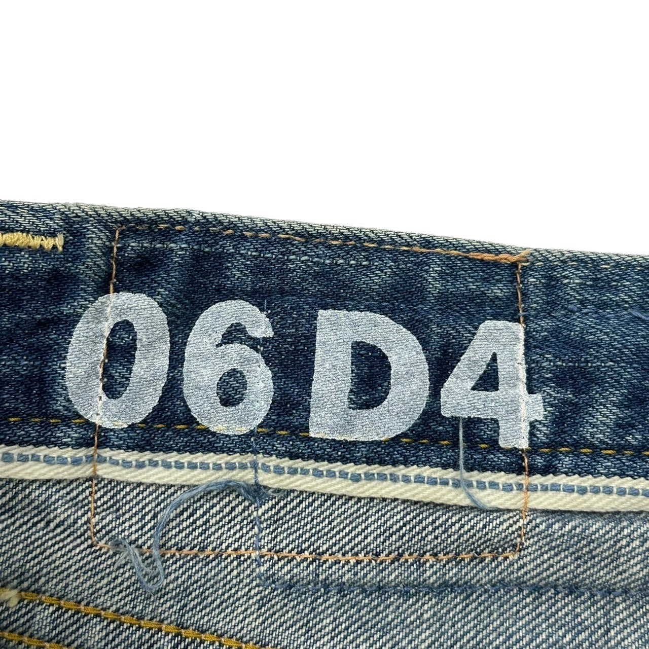 VISVIM(ビズビム/ヴィズヴィム) FLUXS Serge de nimes 06D4 ヴィンテージ 加工 デニム パンツ W36/L30 インディゴ スネークパッチ ダメージ リペア加工