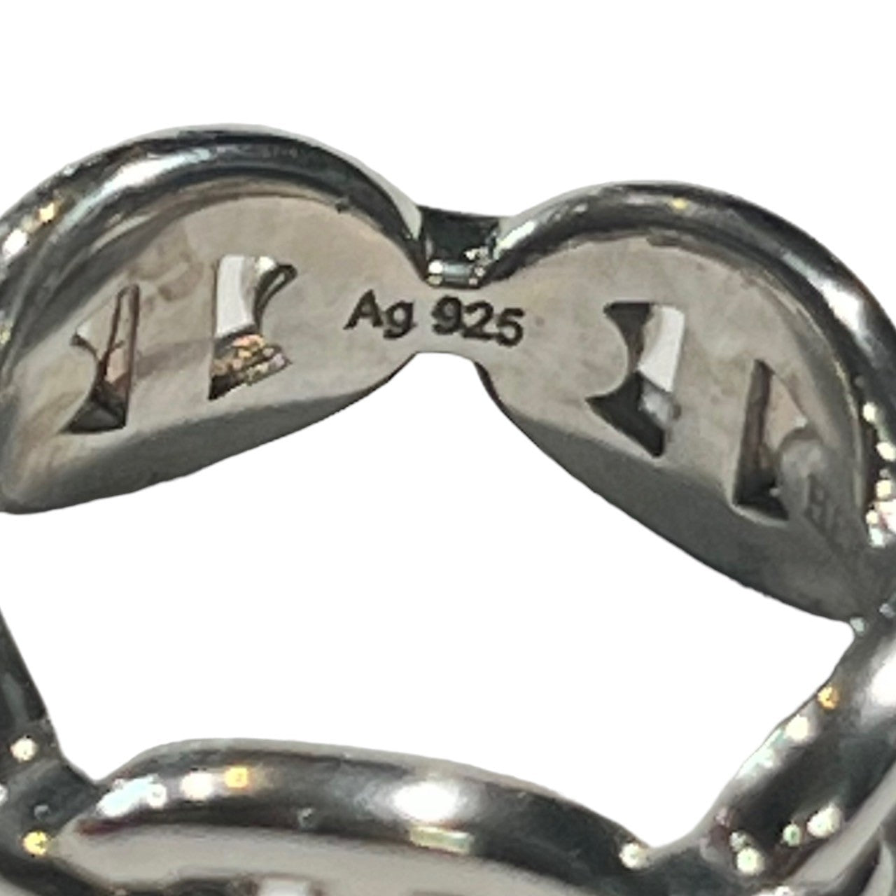 HERMES(エルメス) Chaine d'Encre En Chaine シェーヌダンクル アンシェネ リング silver925 48(7号) シルバー ジュエリー 箱付