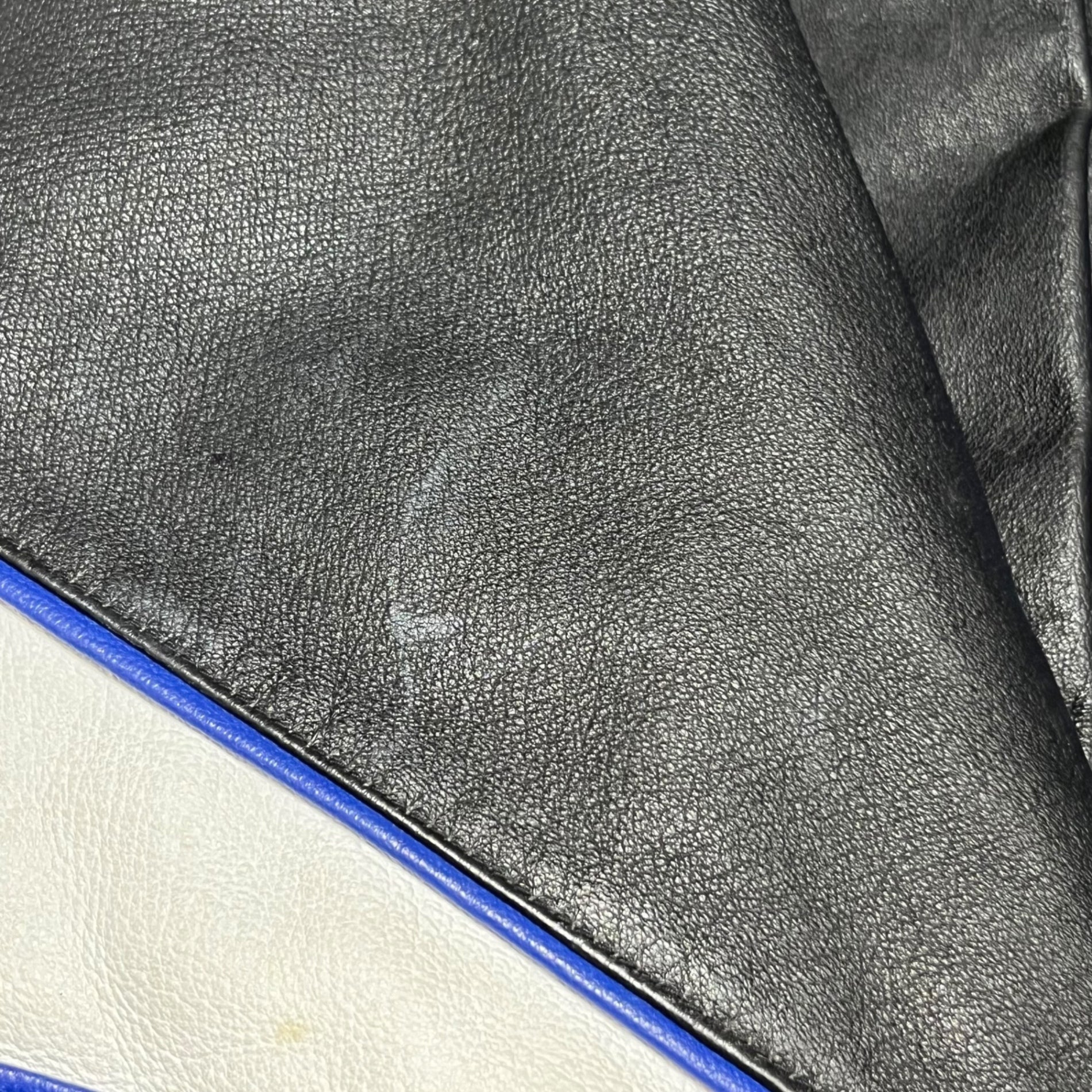 PRO PLAYER(プロプレイヤー) 90's NBA Orland Magic オーランドマジック レザー スタジャン 90年代 M ブラック×ブルー