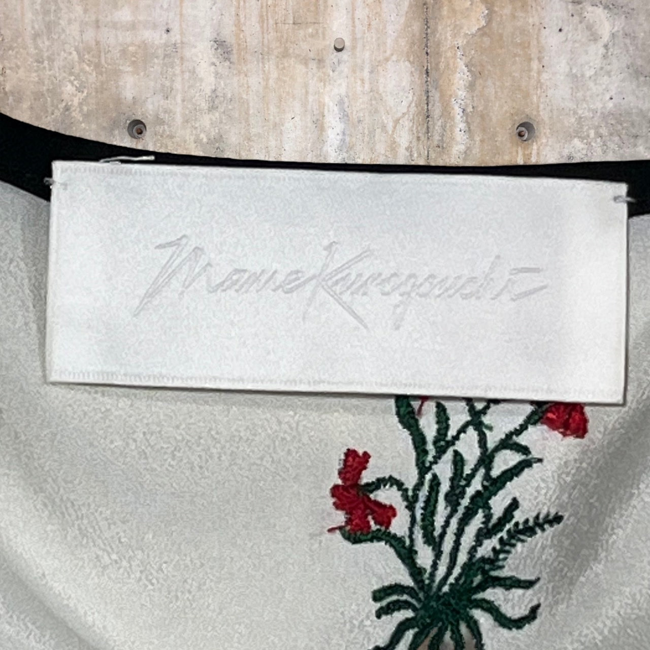 mame kurogouchi(マメクロゴウチ) 18SS SilkCotton I‐Line Dress MM18SS-DR048 1(Sサイズ程度) ホワイト