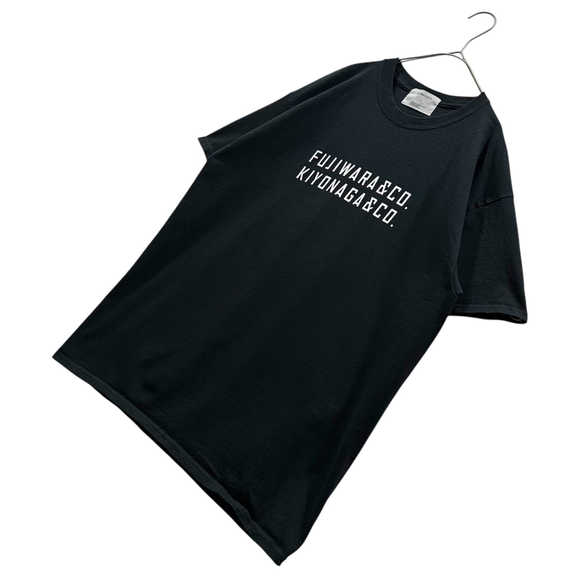 KIYONAGA&CO.×FRAGMENT DESIGN(キヨナガアンドコー×フラグメントデザイン) Print S/S Tee ロゴ プリント 半袖 Tシャツ K-210010 L ブラック SOPH.