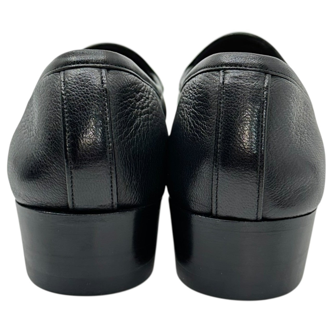 BAUDOIN & LANGE(ボードイン アンド ランジ) Sagan Classic Plain - Black Deerskin サガン クラシック プレーン ブラック ディアスキン 39(24.5cm程度) ブラック 鹿革 ローファー