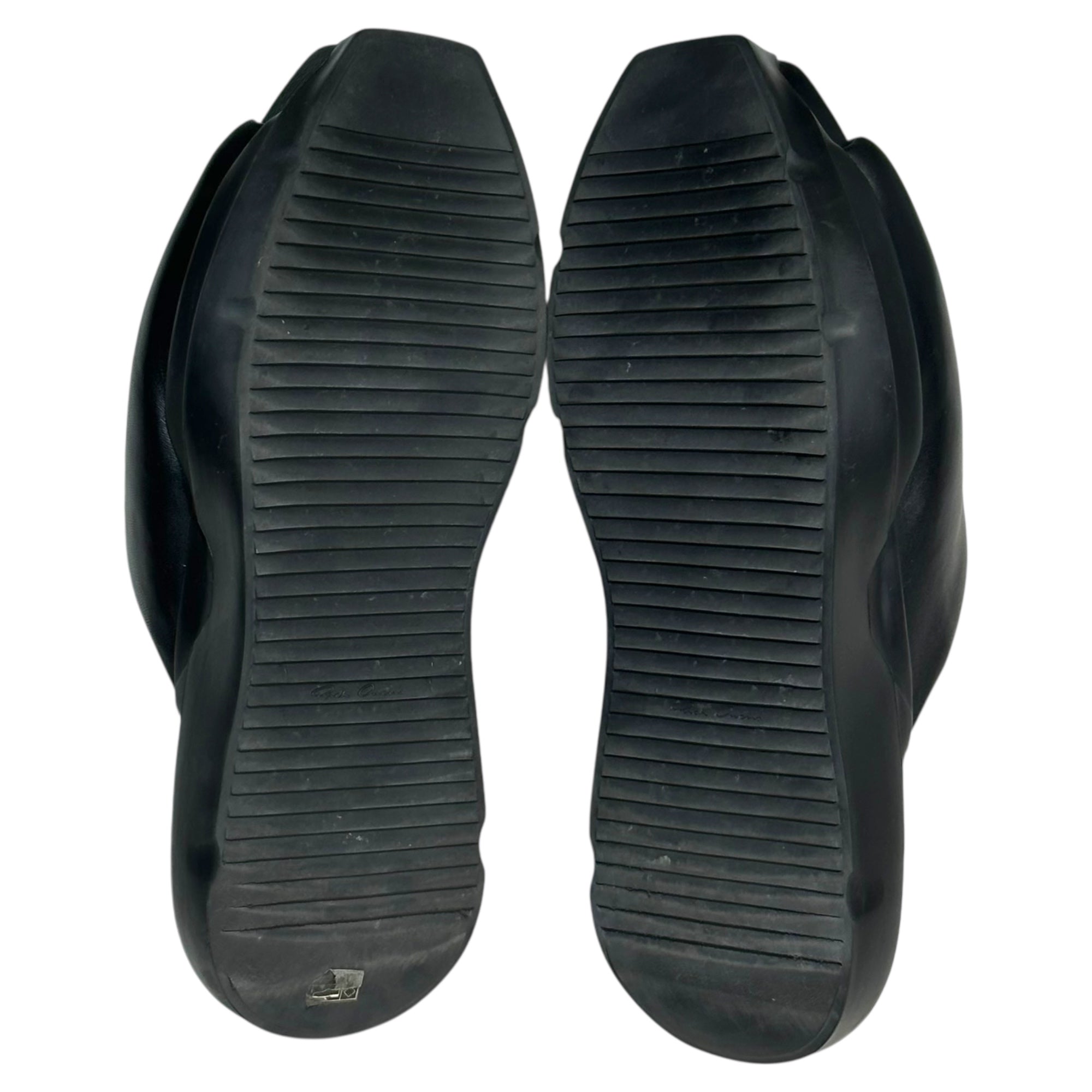 Rick Owens(リックオウエンス) GETH PUFFER SLIDE ゲス 中綿 スライド サンダル RU01C4817LLP 43(27.5~28.0cm程度) ブラック