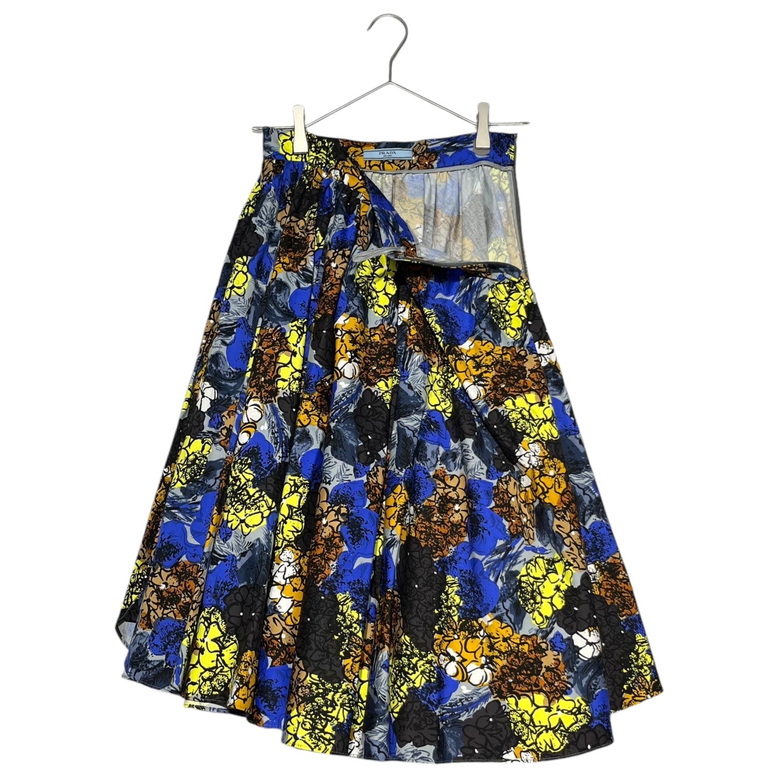 PRADA(プラダ) 17AW All-over flower print flared skirt 総柄 フラワー プリント フレア スカート P114M 36(S程度) ミックス