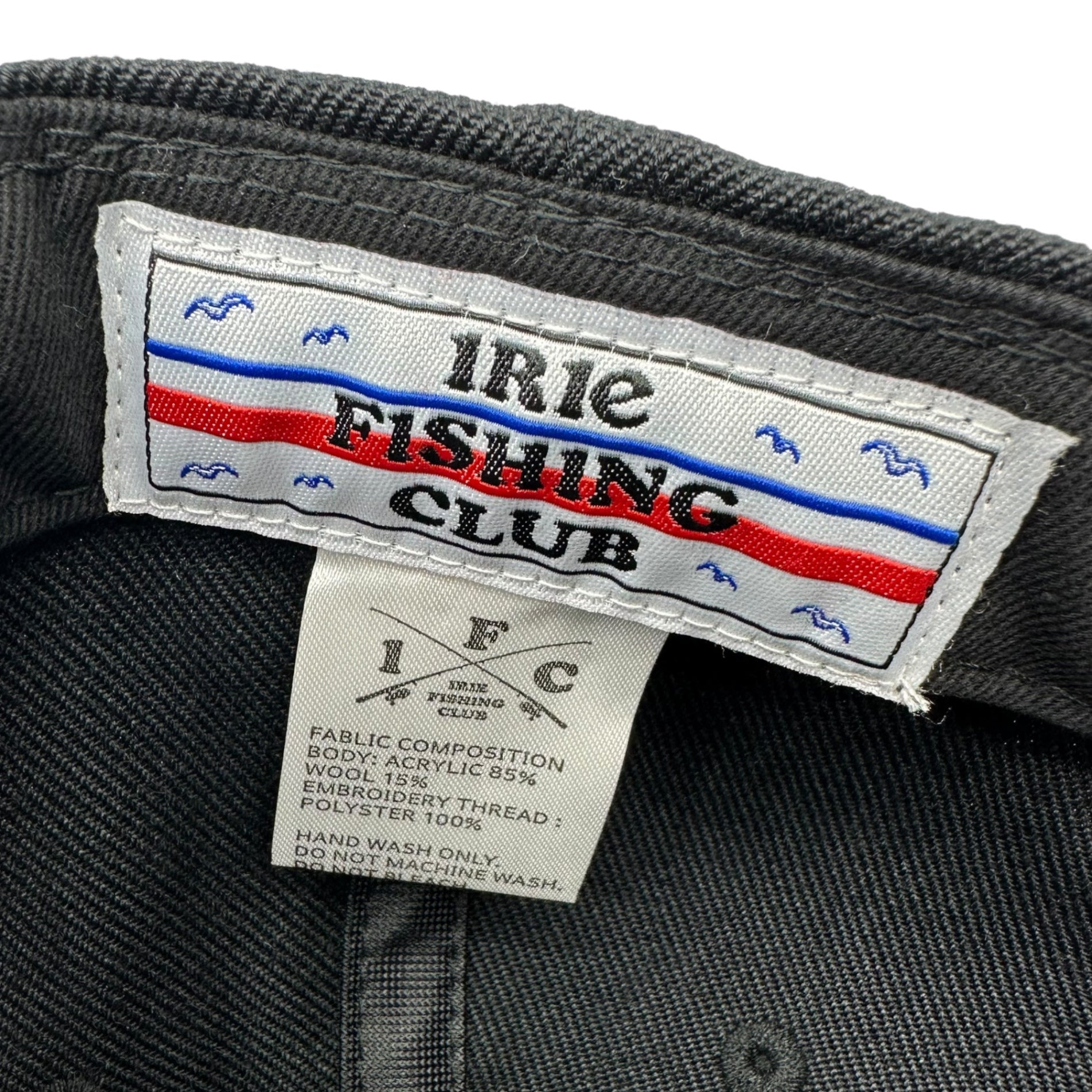 IRIE FISHING CLUB(アイリーフィッシングクラブ) ORION CROSS ROD CAP オリオン クロス ロッド キャップ ブラック×ホワイト×レッド