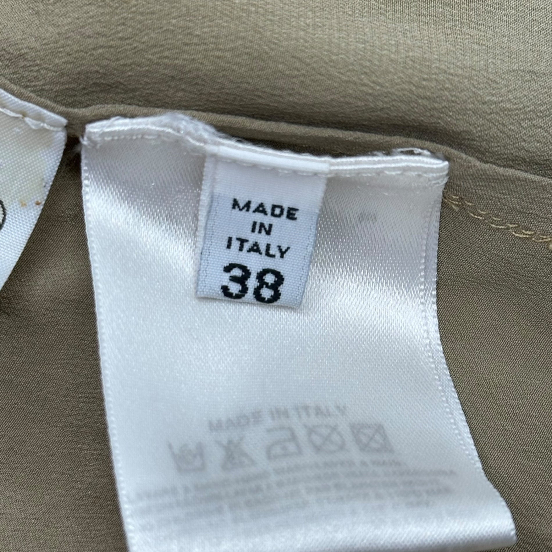 Maison Martin Margiela(メゾン マルタンマルジェラ) 00's Sleeveless Silk Dress Dress ノースリーブ シルク ドレス ワンピース カーキ ここのえ期 アーカイブ