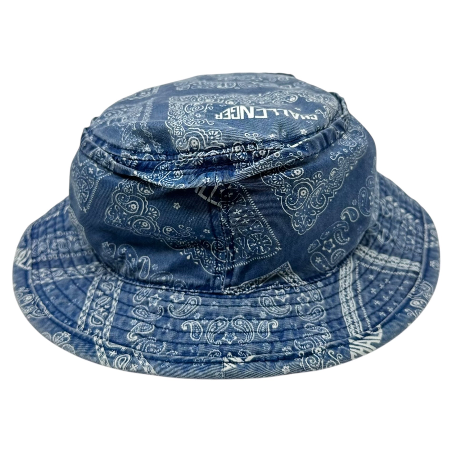 CHALLENGER(チャレンジャー) Paisley Bucket Hat ペイズリー バケット ハット インディゴ×ホワイト