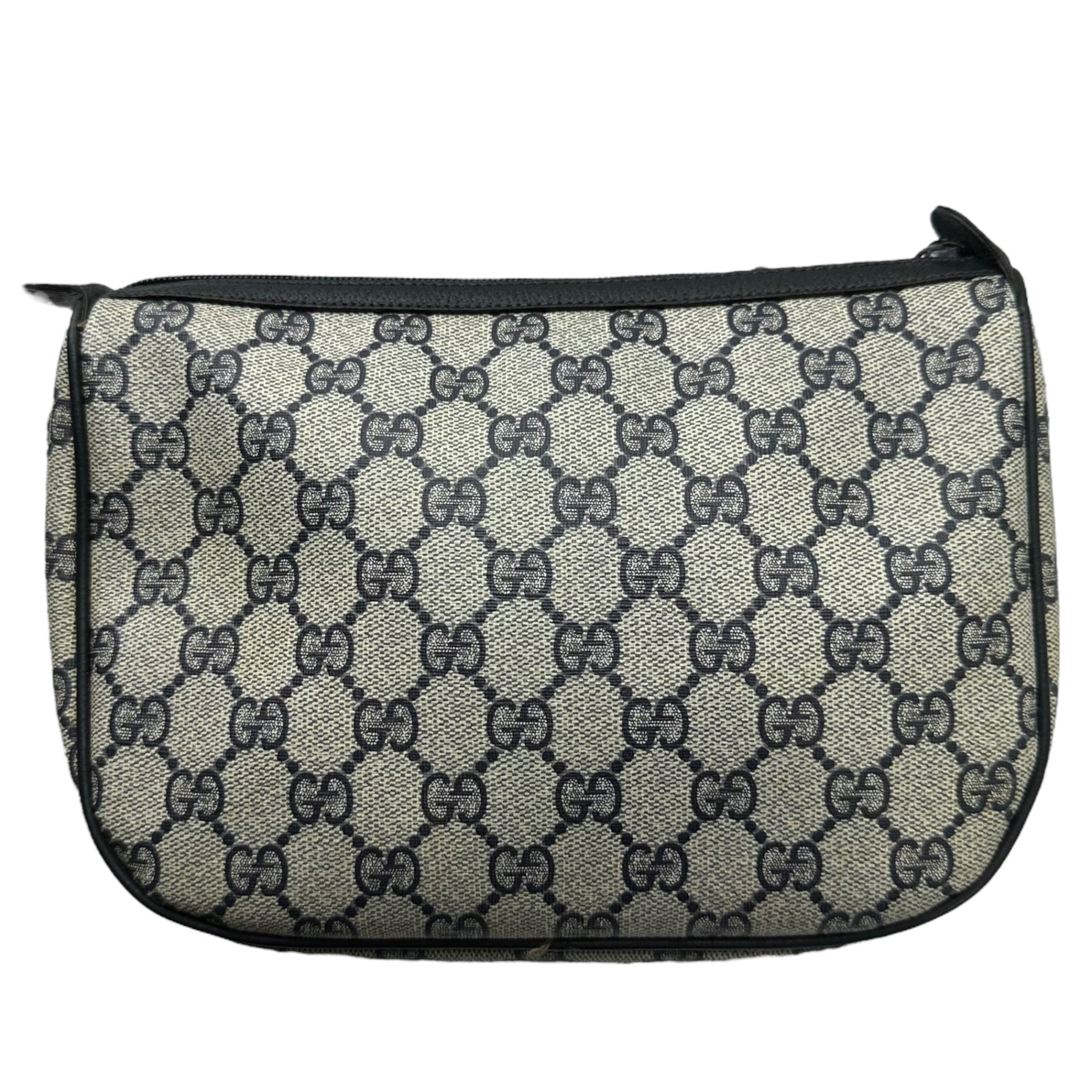 GUCCI(グッチ) GG Sherry Line Mini Shoulder Bag GG キャンバス シェリーライン ミニ ショルダー バッグ 89・02・032 グレー×ネイビー OLD ヴィンテージ オールド