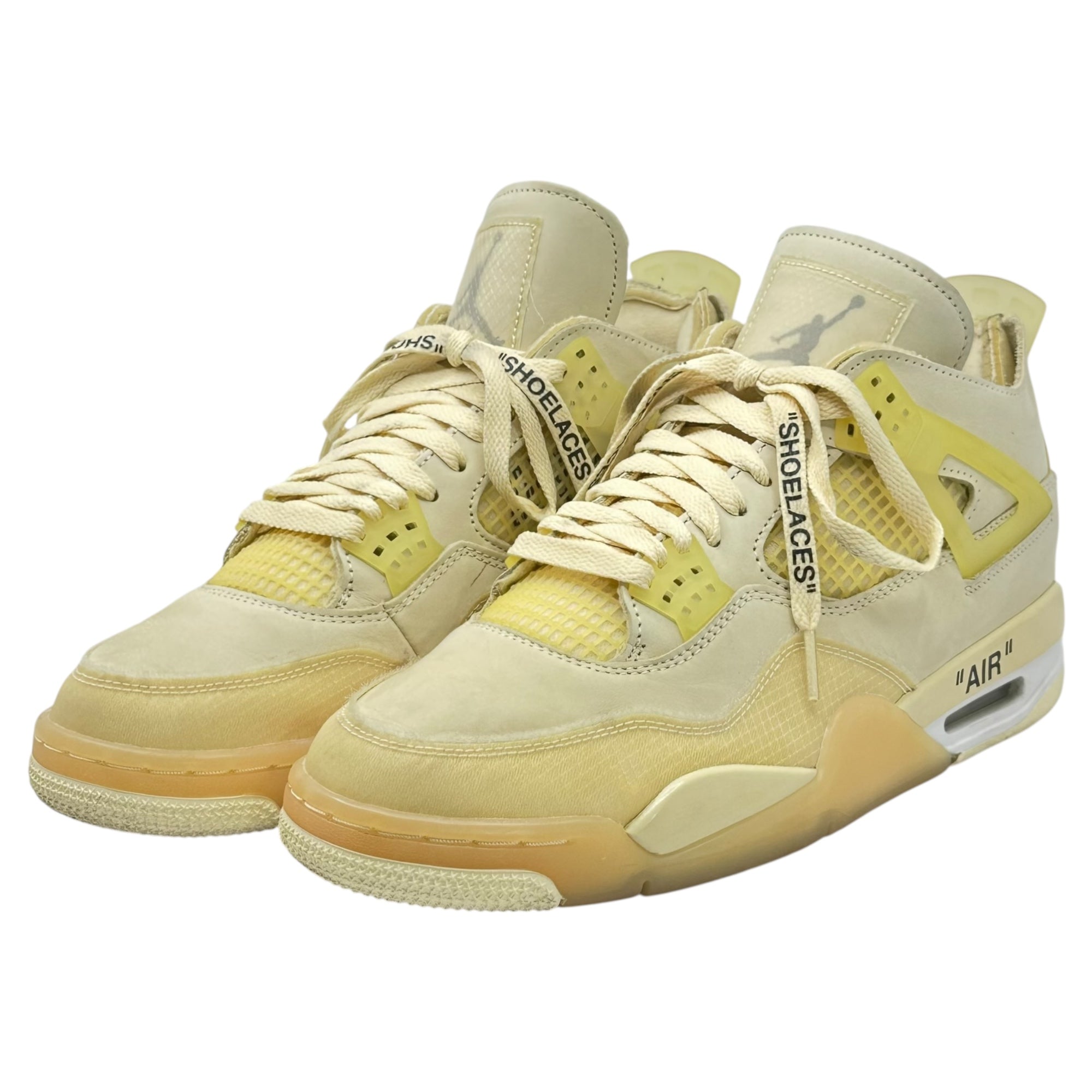 NIKE×Off-White(ナイキ×オフホワイト) Women's Air Jordan 4 SP "Sail" エアジョーダン 4 セイル CV9388-100 28cm アイボリー×ホワイト コラボ スニーカー