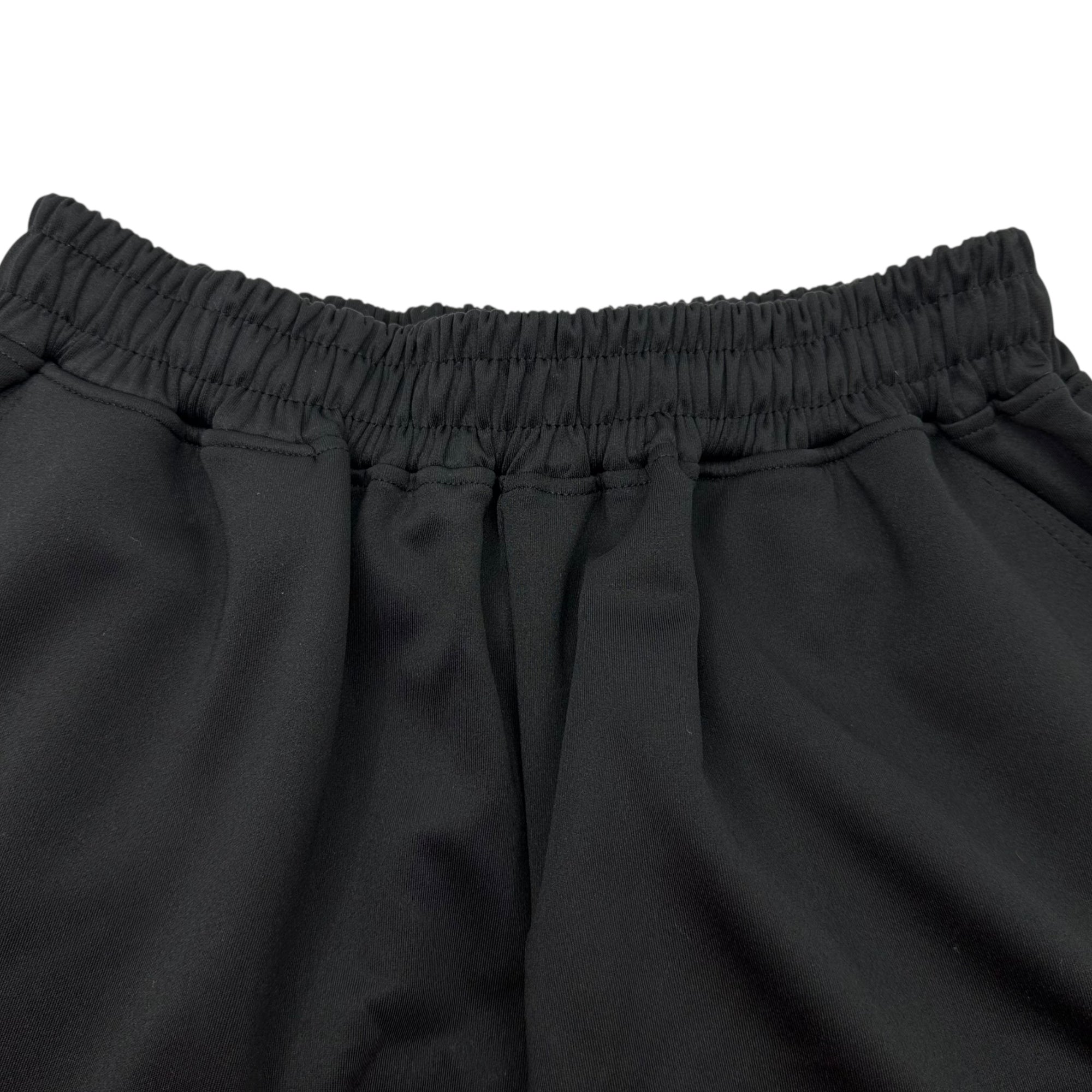 WIND AND SEA×FCMM(ウィンダンシー×エフシーエムエム) Round Wide Pants ラウンド ワイド スウェット パンツ FC021048BW M ブラック バギー ドローコード