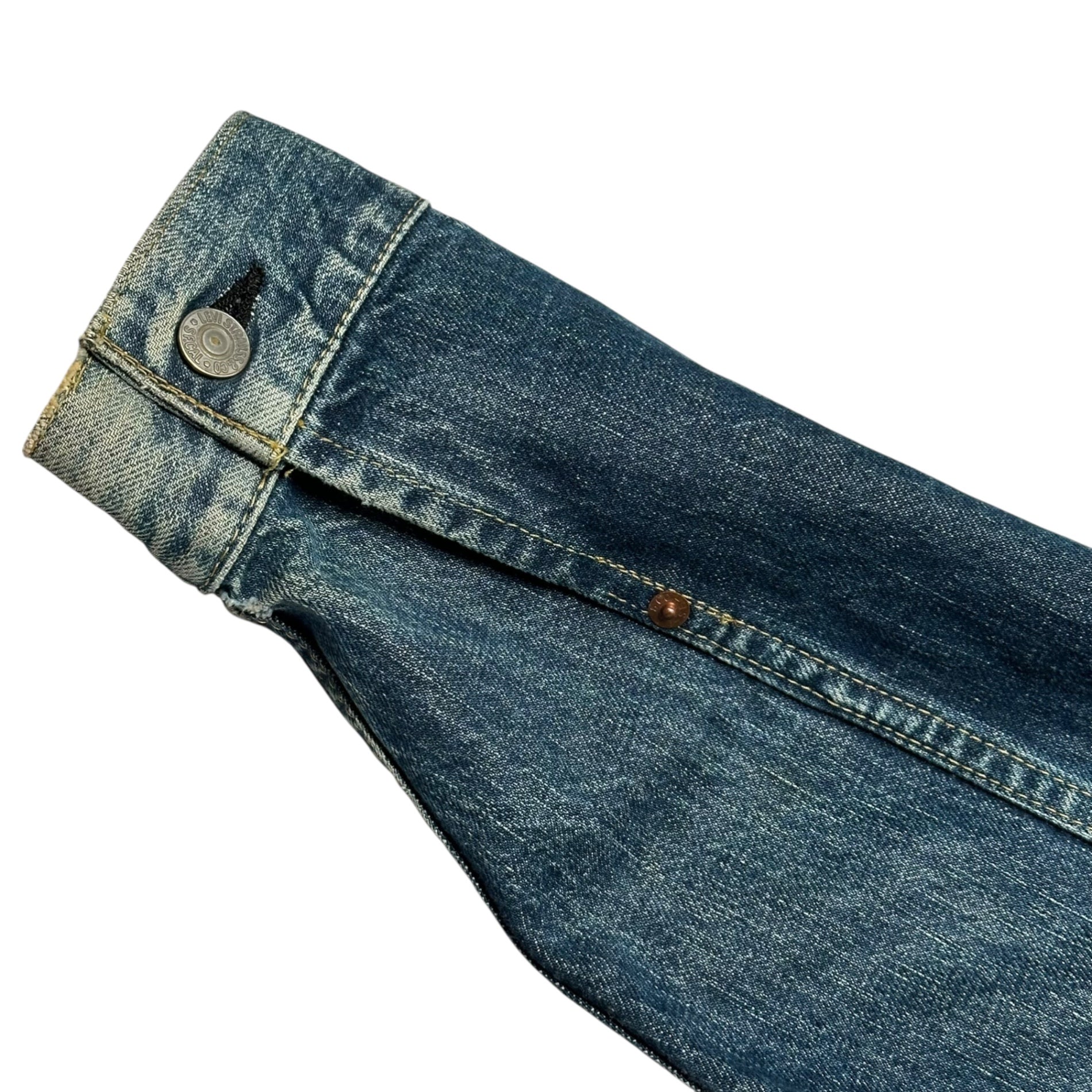 Levi's(リーバイス) 90's 71507 Reissue 2nd Denim Jacket 90年代 復刻 セカンド デニム ジャケット 40 インディゴ ボタン裏「J02」