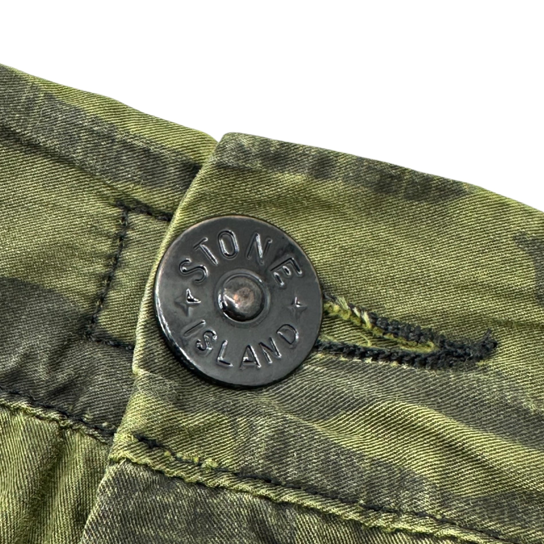 STONE ISLAND(ストーンアイランド) 15SS Chamois Cotton Pants カモフラ コットン パンツ 621531034 W29 オリーブ 迷彩